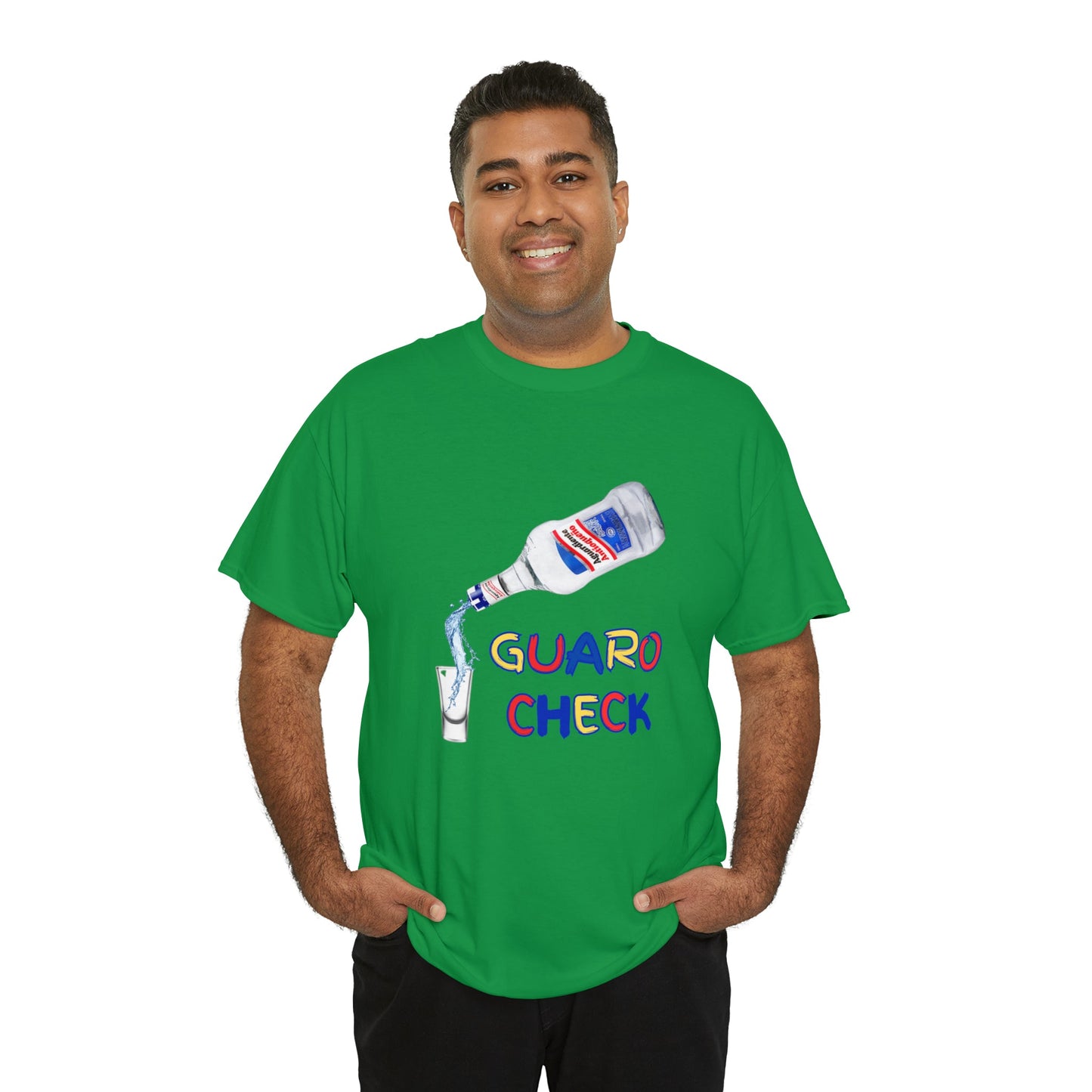 Guaro Check Shot Adult Tee - BRAZEN BUY thsirt shirt