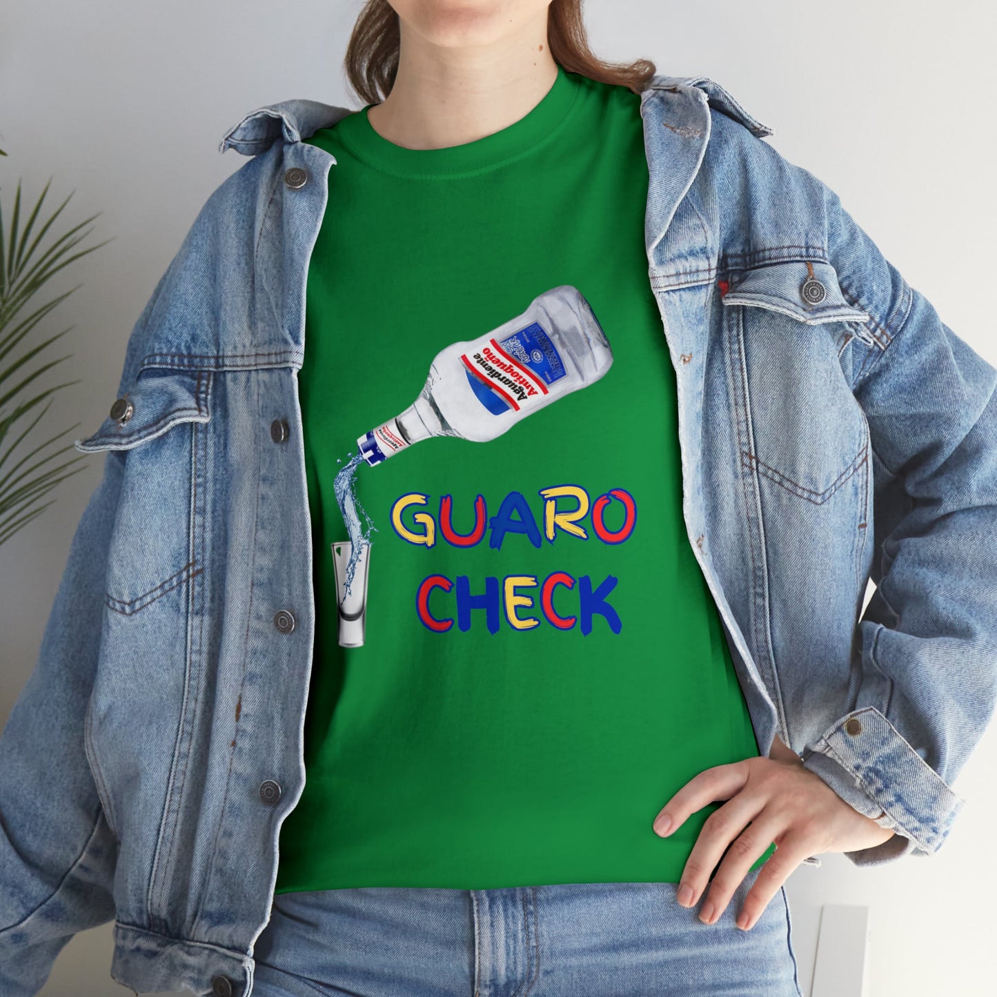 Guaro Check Shot Adult Tee - BRAZEN BUY thsirt shirt