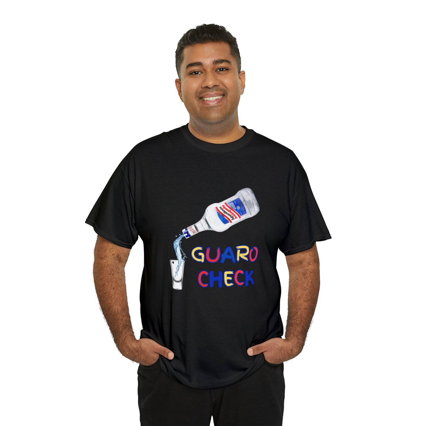 Guaro Check Shot Adult Tee - BRAZEN BUY thsirt shirt