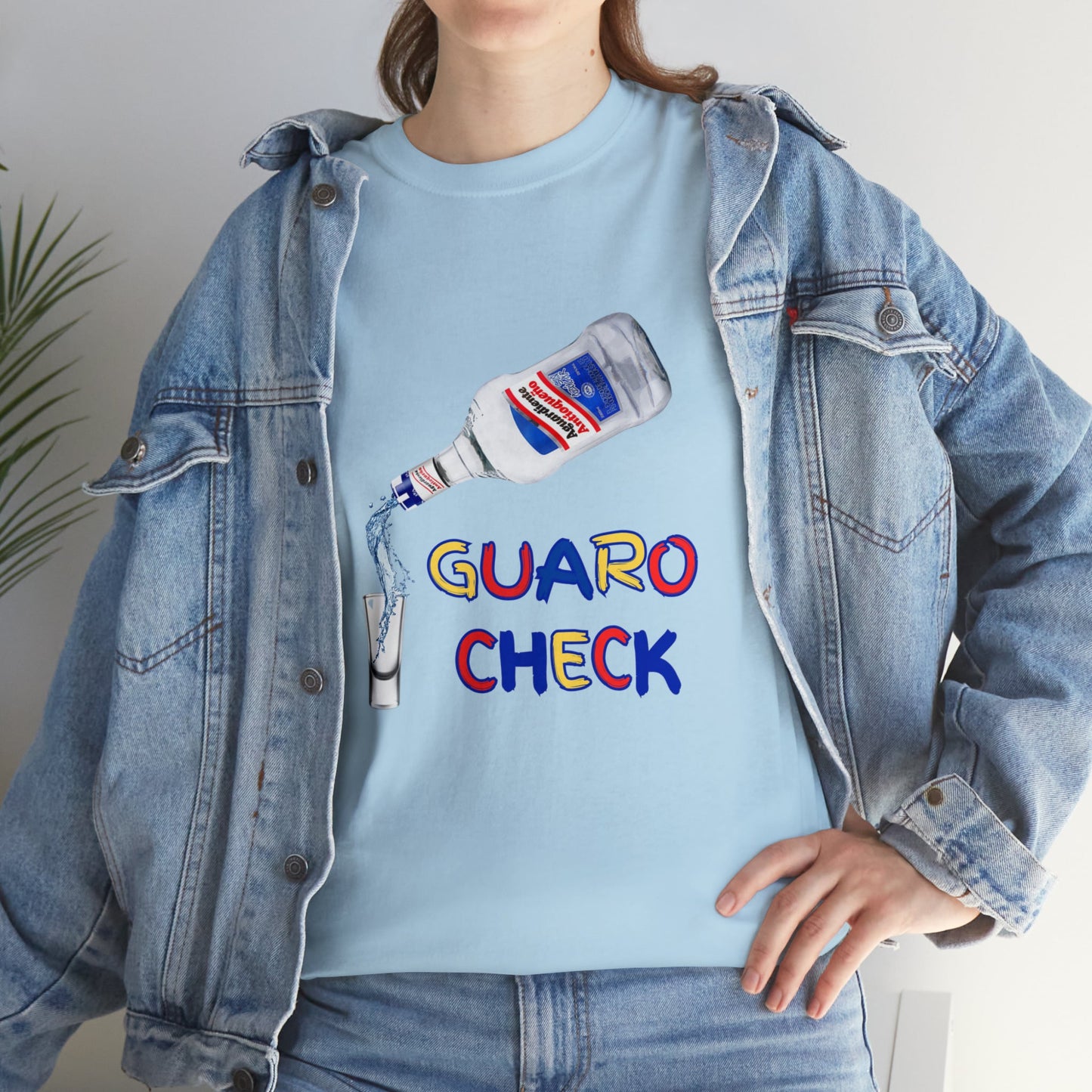 Guaro Check Shot Adult Tee - BRAZEN BUY thsirt shirt