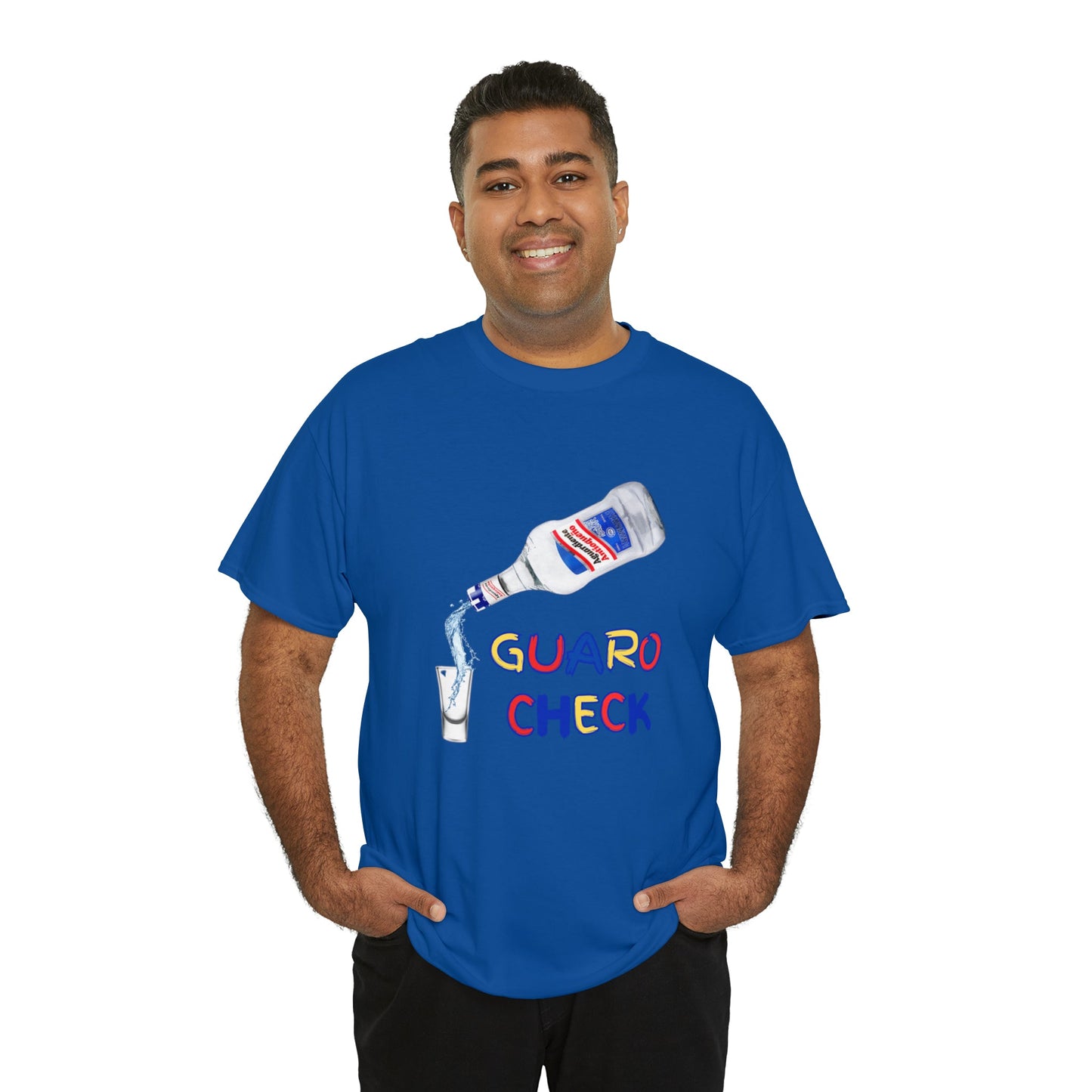Guaro Check Shot Adult Tee - BRAZEN BUY thsirt shirt