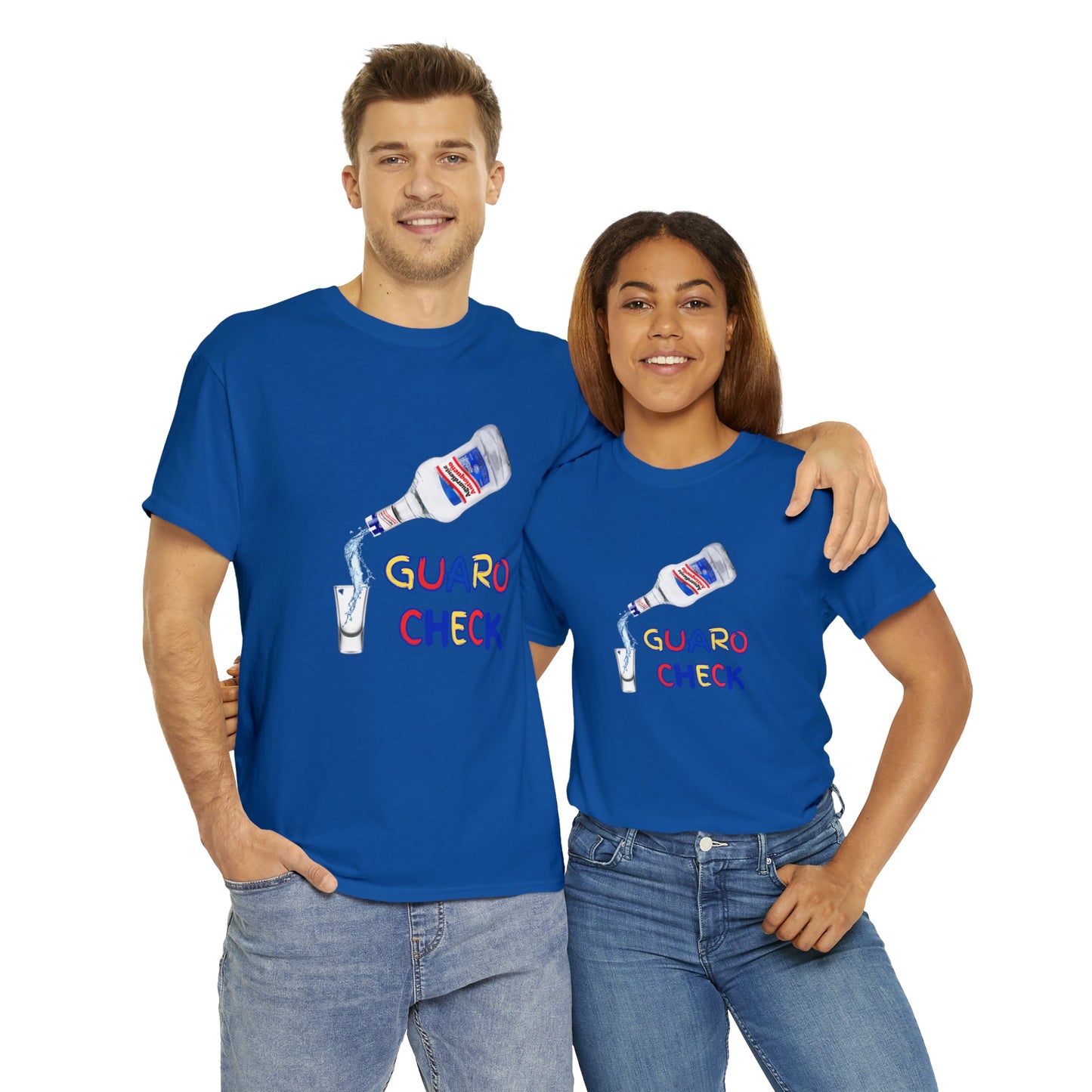 Guaro Check Shot Adult Tee - BRAZEN BUY thsirt shirt