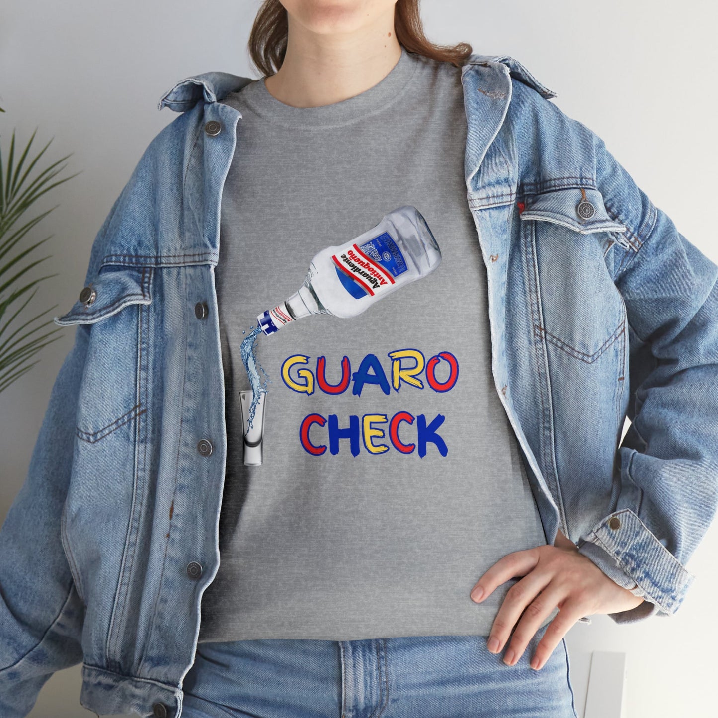 Guaro Check Shot Adult Tee - BRAZEN BUY thsirt shirt