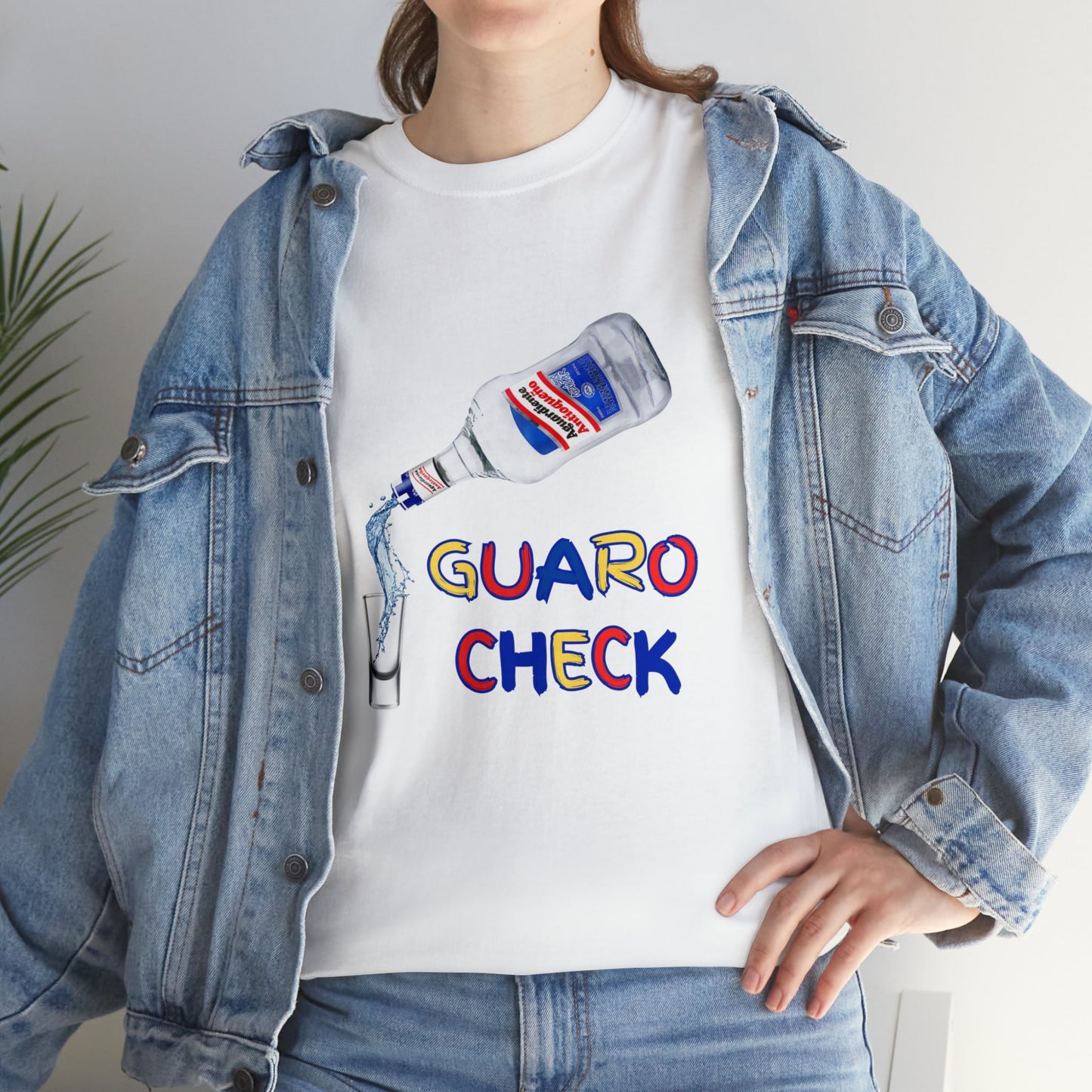 Guaro Check Shot Adult Tee - BRAZEN BUY thsirt shirt
