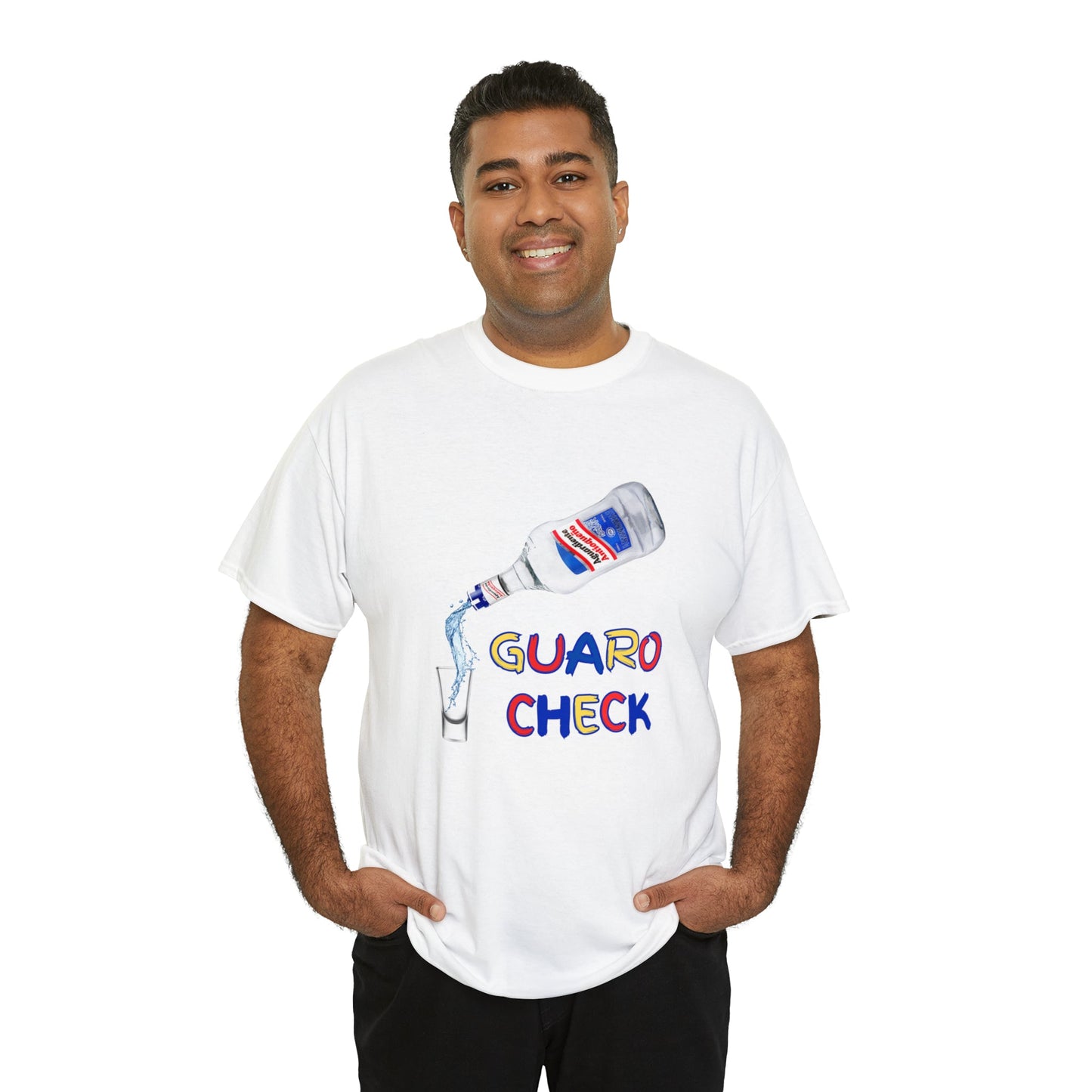 Guaro Check Shot Adult Tee - BRAZEN BUY thsirt shirt