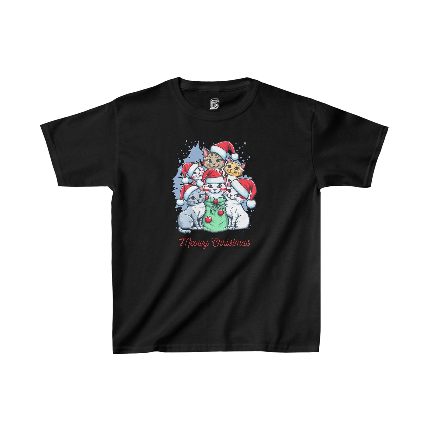 Meowy Christmas Kids Shirt - BRAZEN BUY thsirt shirt