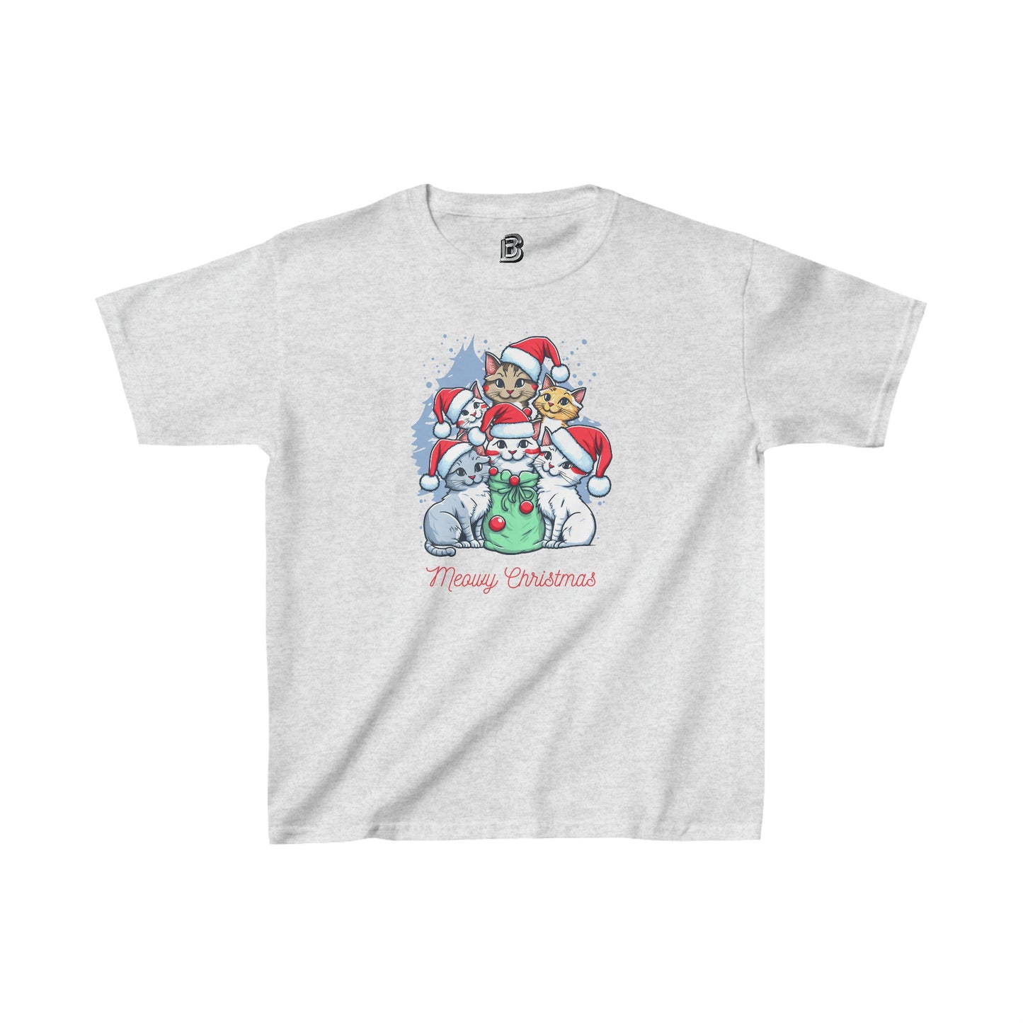 Meowy Christmas Kids Shirt - BRAZEN BUY thsirt shirt