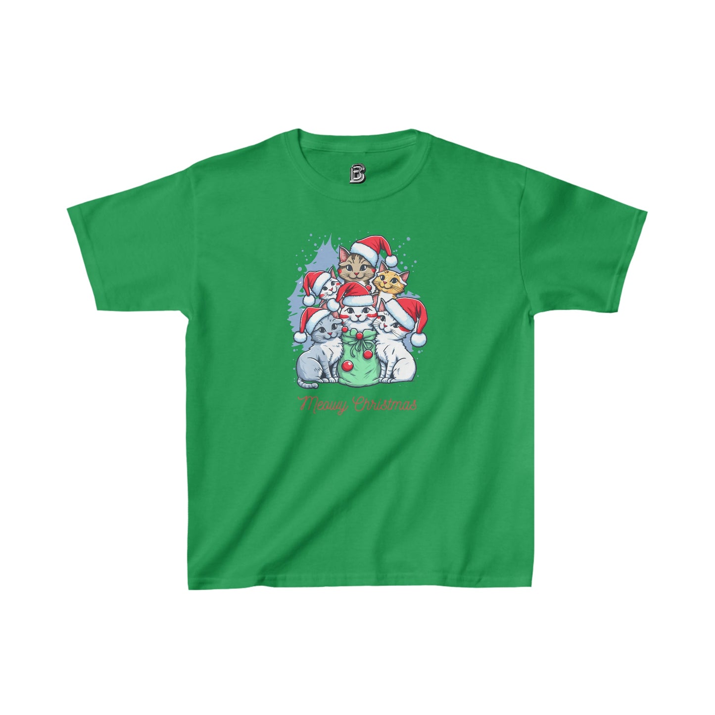 Meowy Christmas Kids Shirt - BRAZEN BUY thsirt shirt