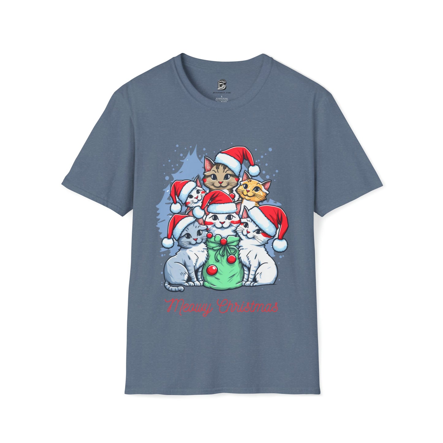 Meowy Christmas Unisex Shirt - BRAZEN BUY thsirt shirt