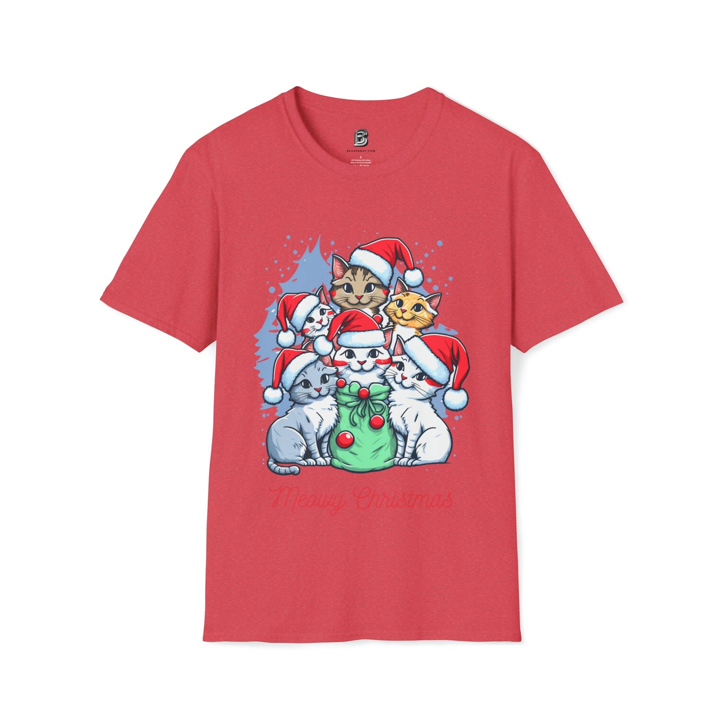 Meowy Christmas Unisex Shirt - BRAZEN BUY thsirt shirt