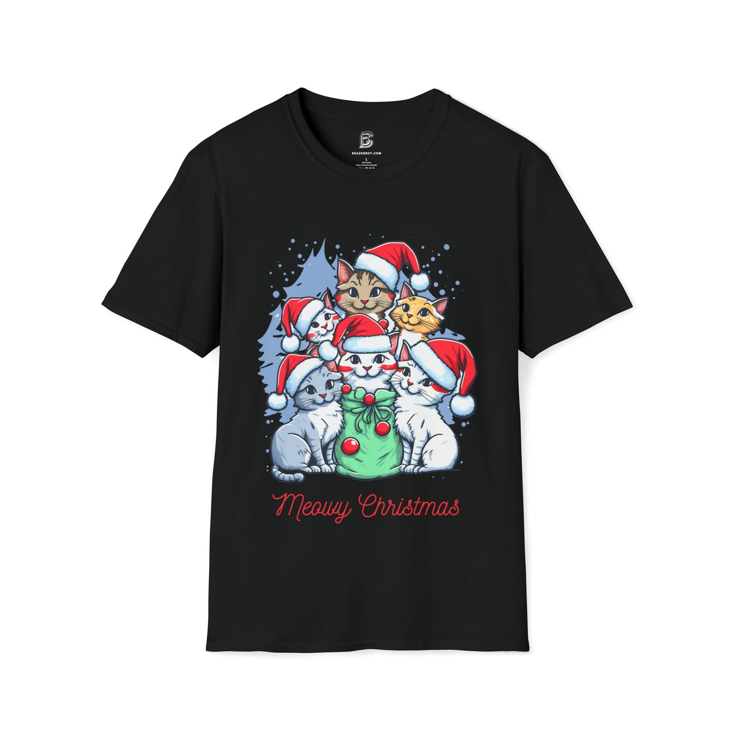Meowy Christmas Unisex Shirt - BRAZEN BUY thsirt shirt