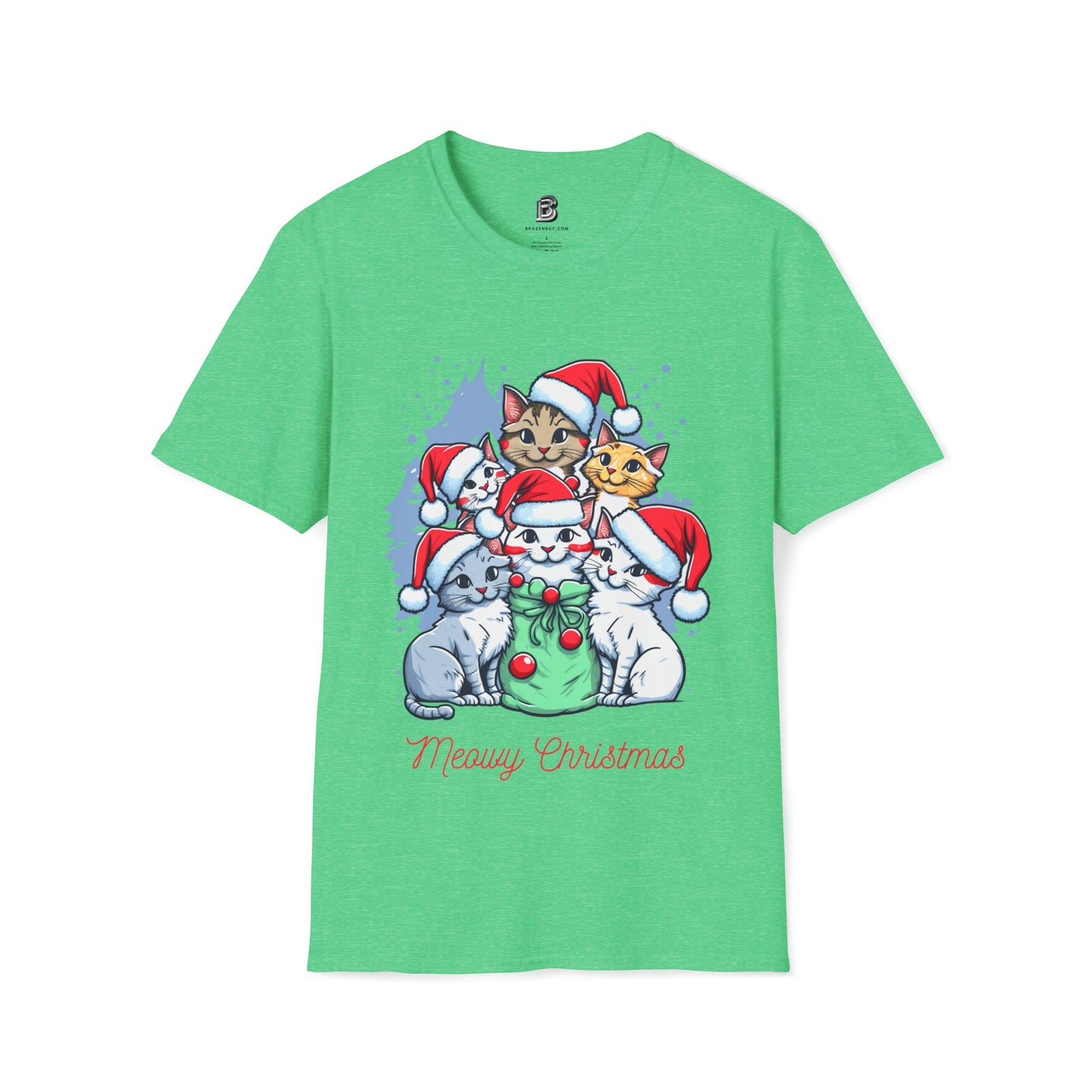 Meowy Christmas Unisex Shirt - BRAZEN BUY thsirt shirt