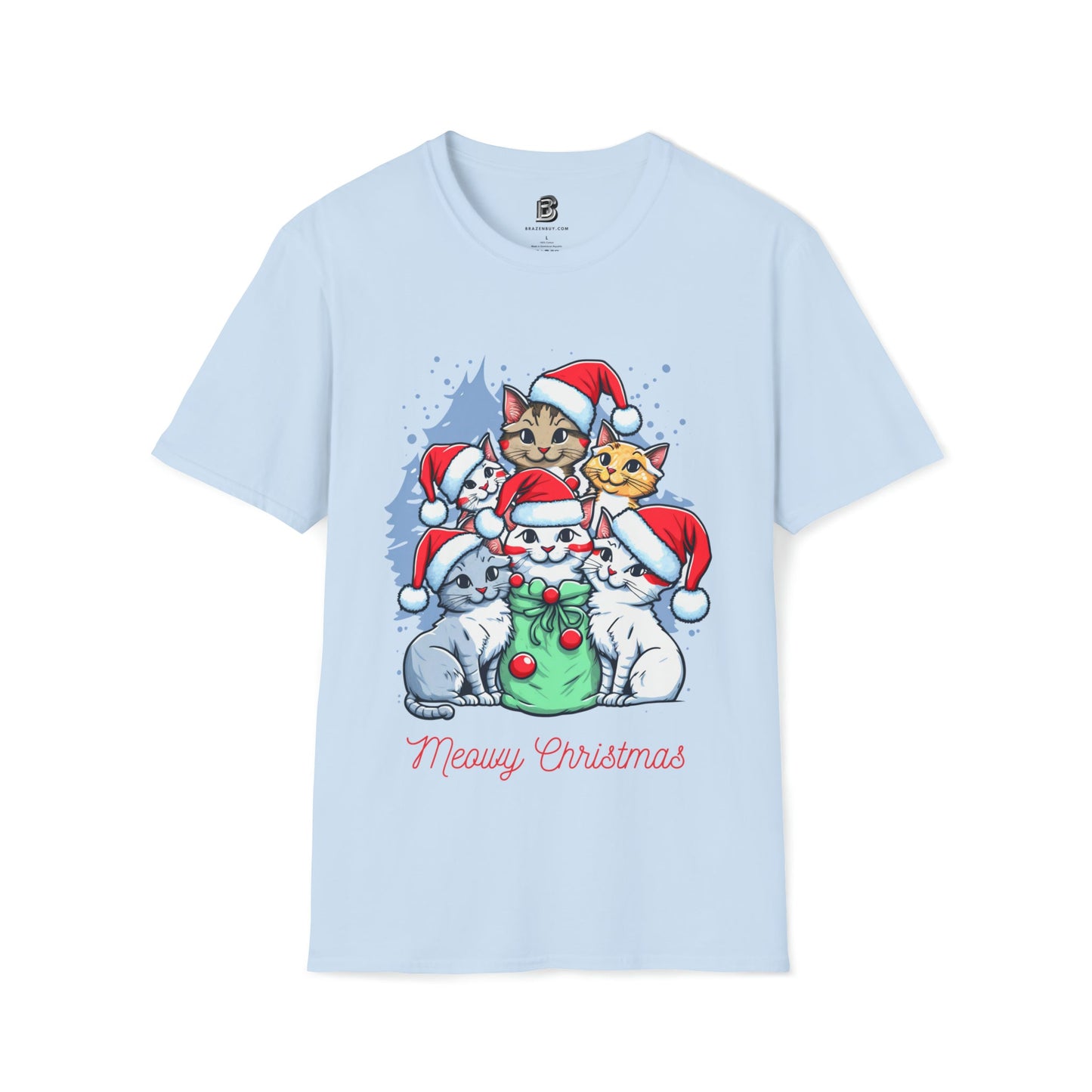Meowy Christmas Unisex Shirt - BRAZEN BUY thsirt shirt