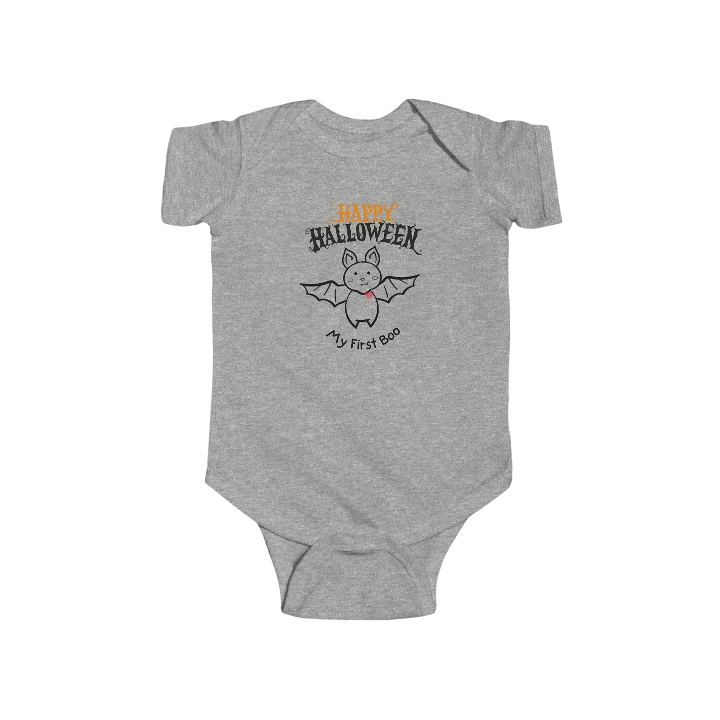 My First Boo Bat Halloween Infant Bodysuit - BRAZEN BUY thsirt shirt