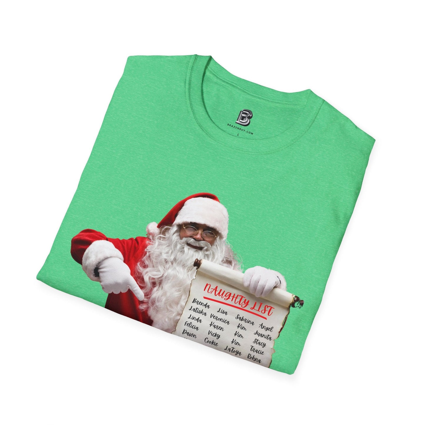 Naughty List Christmas Unisex Shirt - BRAZEN BUY thsirt shirt