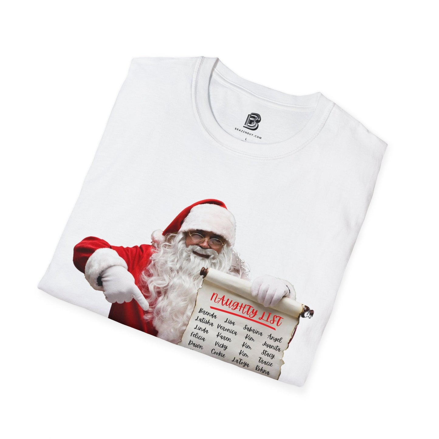 Naughty List Christmas Unisex Shirt - BRAZEN BUY thsirt shirt