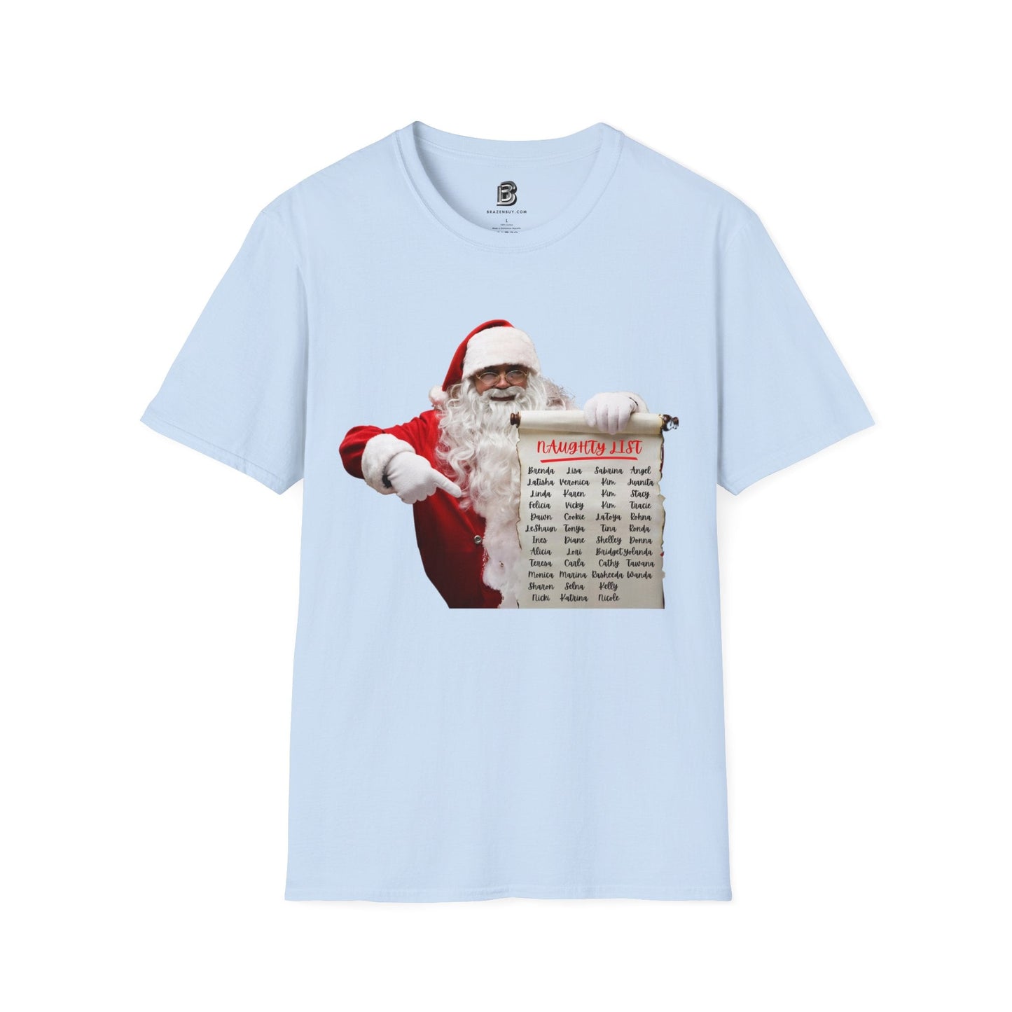 Naughty List Christmas Unisex Shirt - BRAZEN BUY thsirt shirt