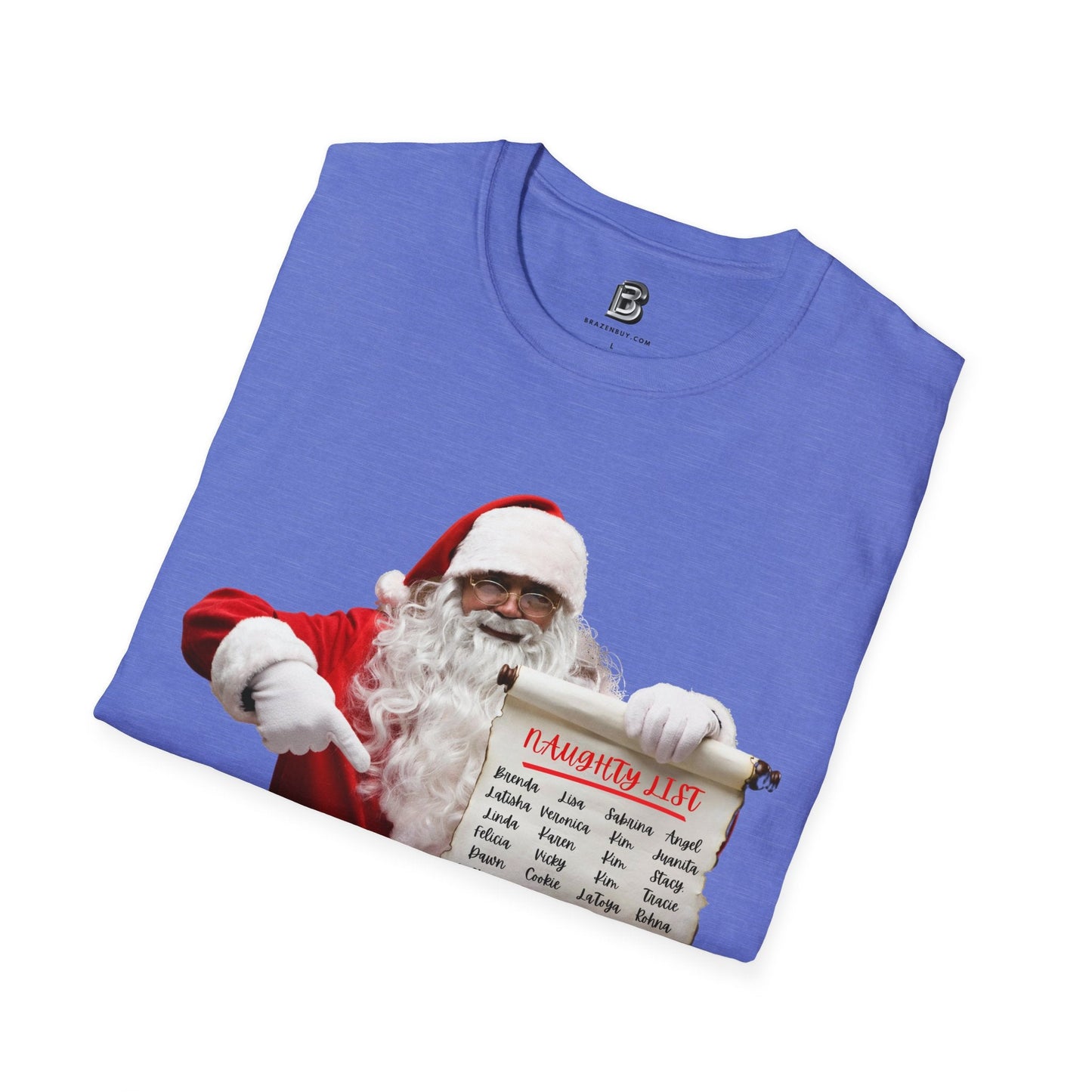 Naughty List Christmas Unisex Shirt - BRAZEN BUY thsirt shirt