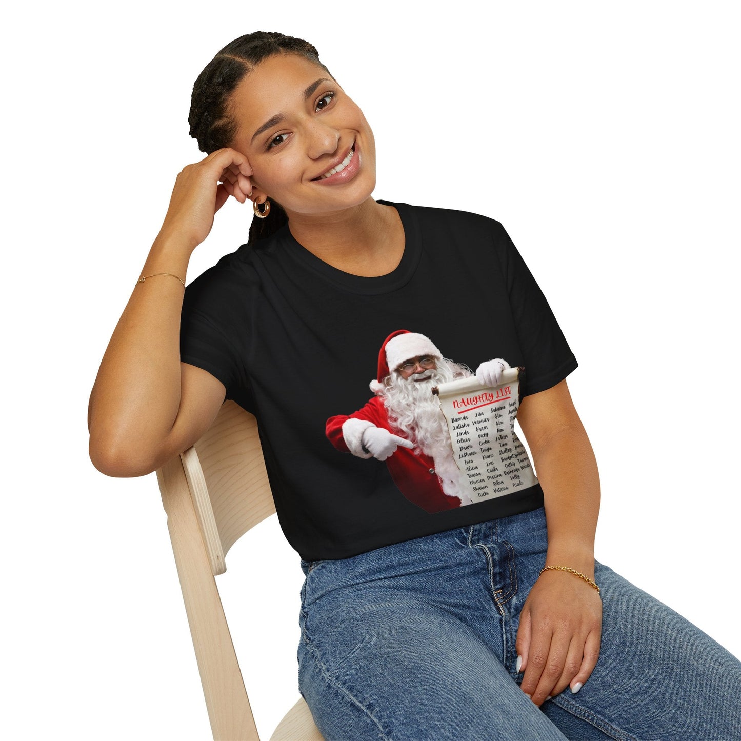 Naughty List Christmas Unisex Shirt - BRAZEN BUY thsirt shirt