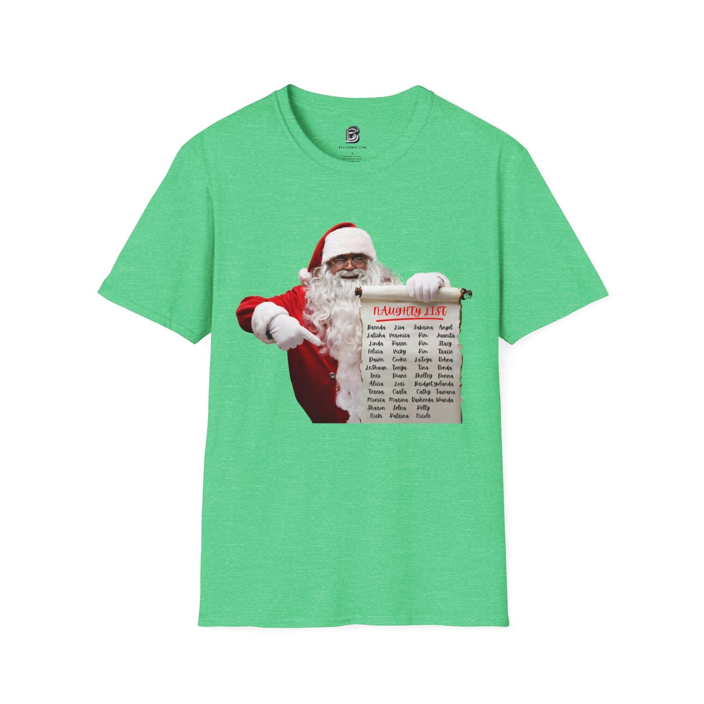 Naughty List Christmas Unisex Shirt - BRAZEN BUY thsirt shirt