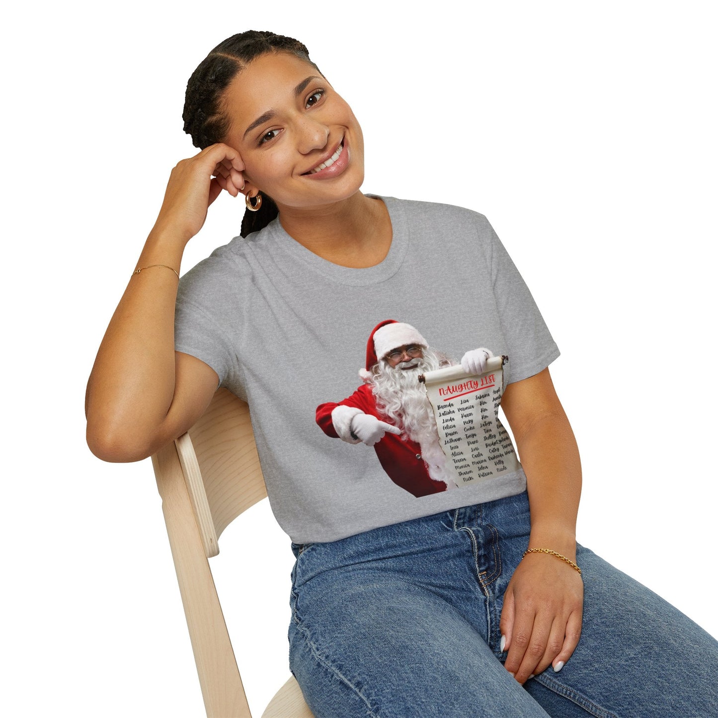 Naughty List Christmas Unisex Shirt - BRAZEN BUY thsirt shirt