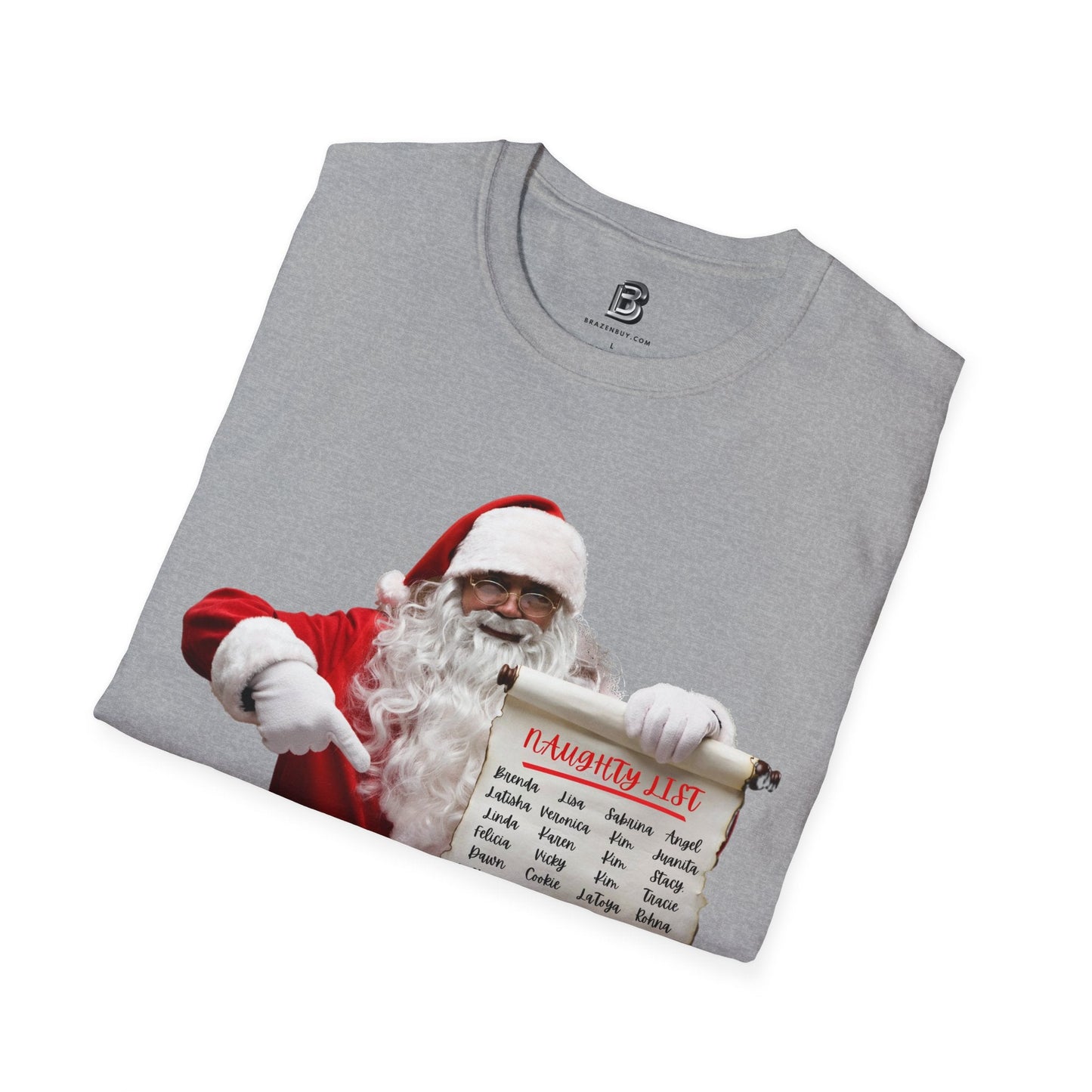 Naughty List Christmas Unisex Shirt - BRAZEN BUY thsirt shirt
