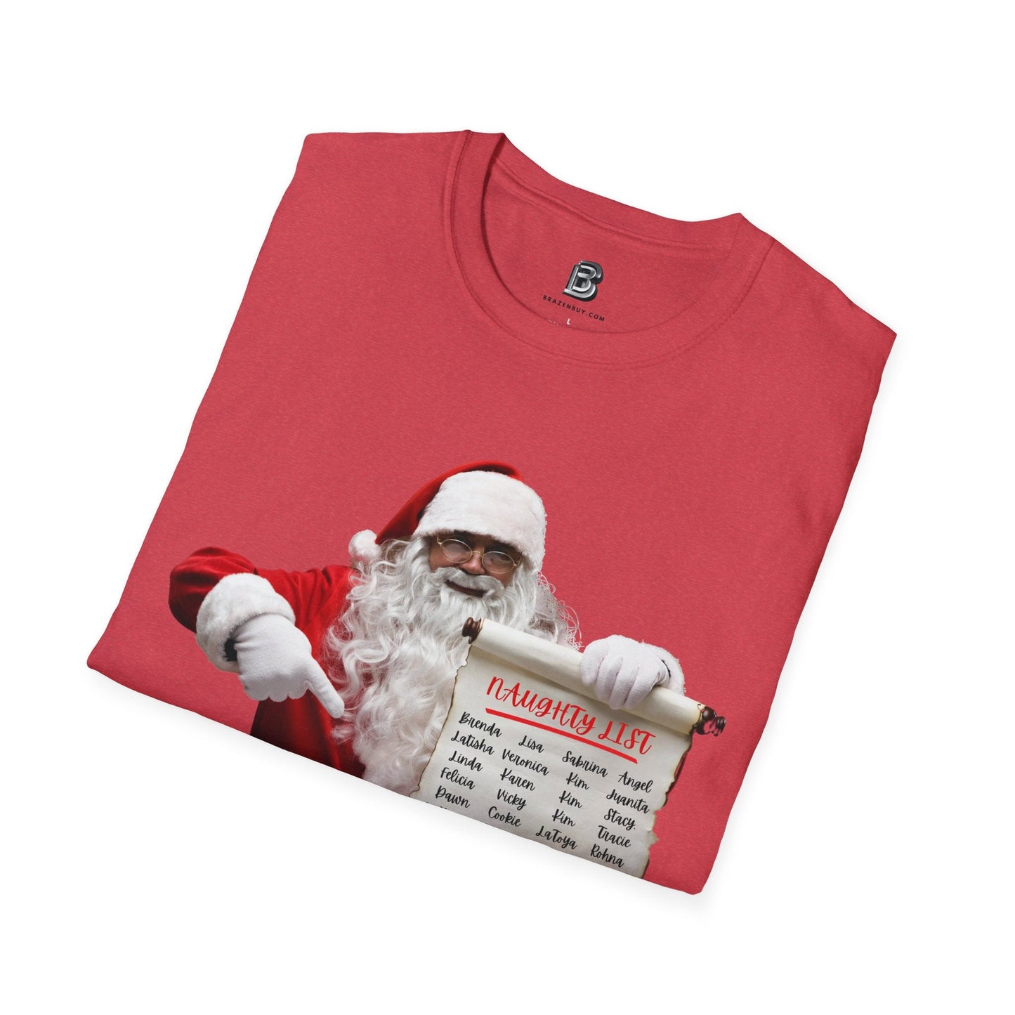 Naughty List Christmas Unisex Shirt - BRAZEN BUY thsirt shirt