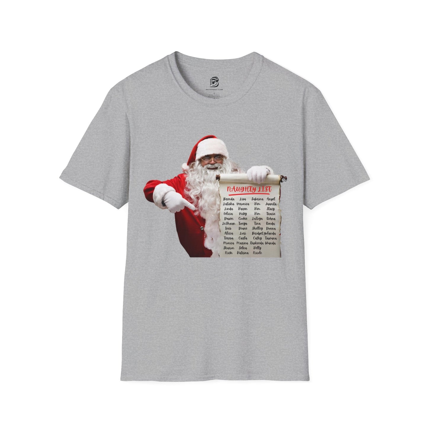 Naughty List Christmas Unisex Shirt - BRAZEN BUY thsirt shirt