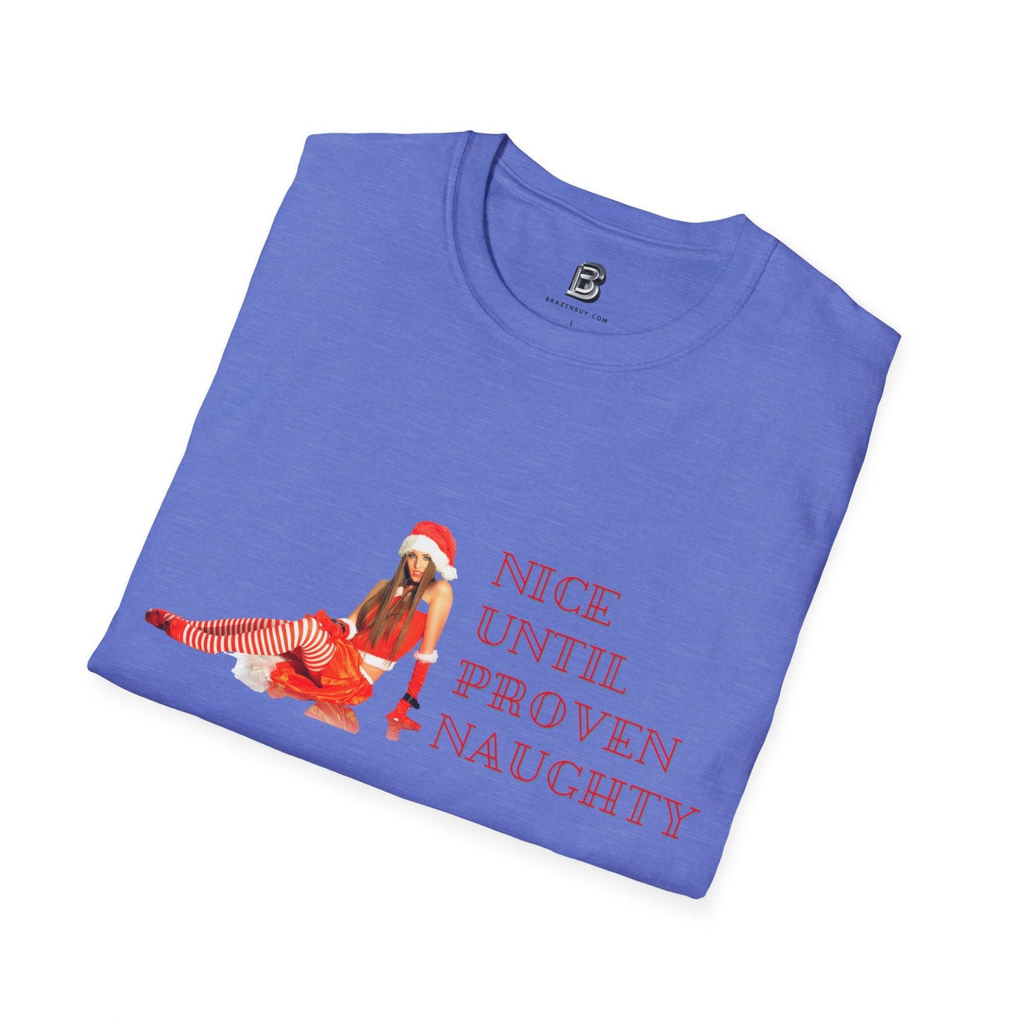 Nice Until Naughty Christmas Unisex Shirt - BRAZEN BUY thsirt shirt