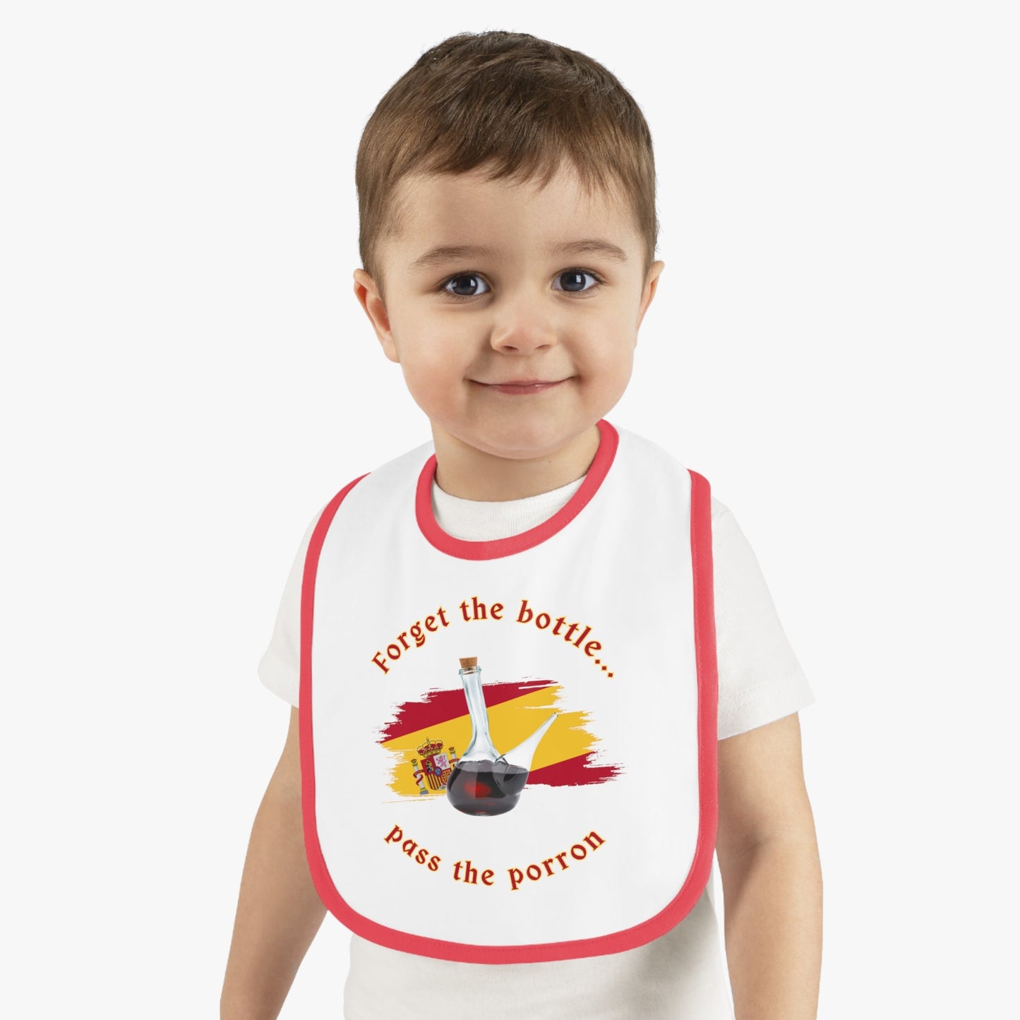 Pass the Porron Baby Bib - BRAZEN BUY thsirt shirt