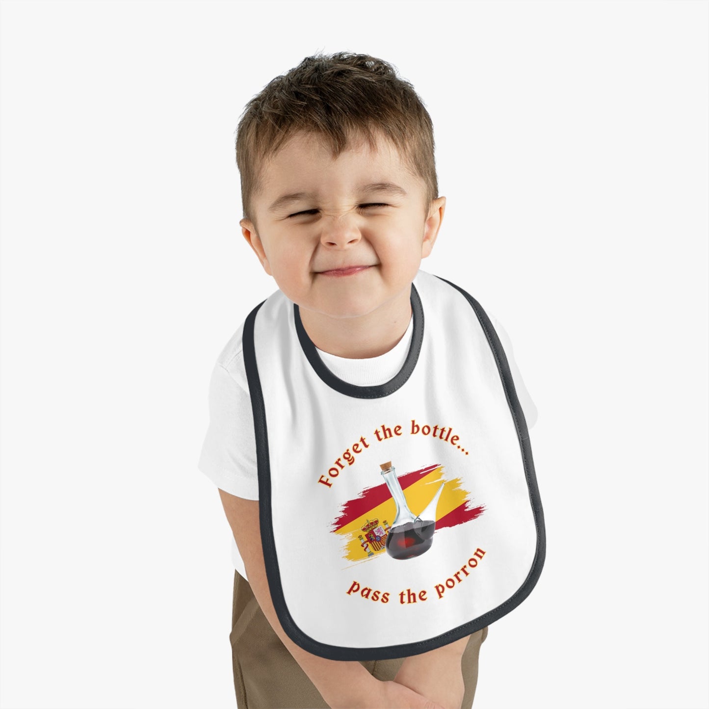 Pass the Porron Baby Bib - BRAZEN BUY thsirt shirt