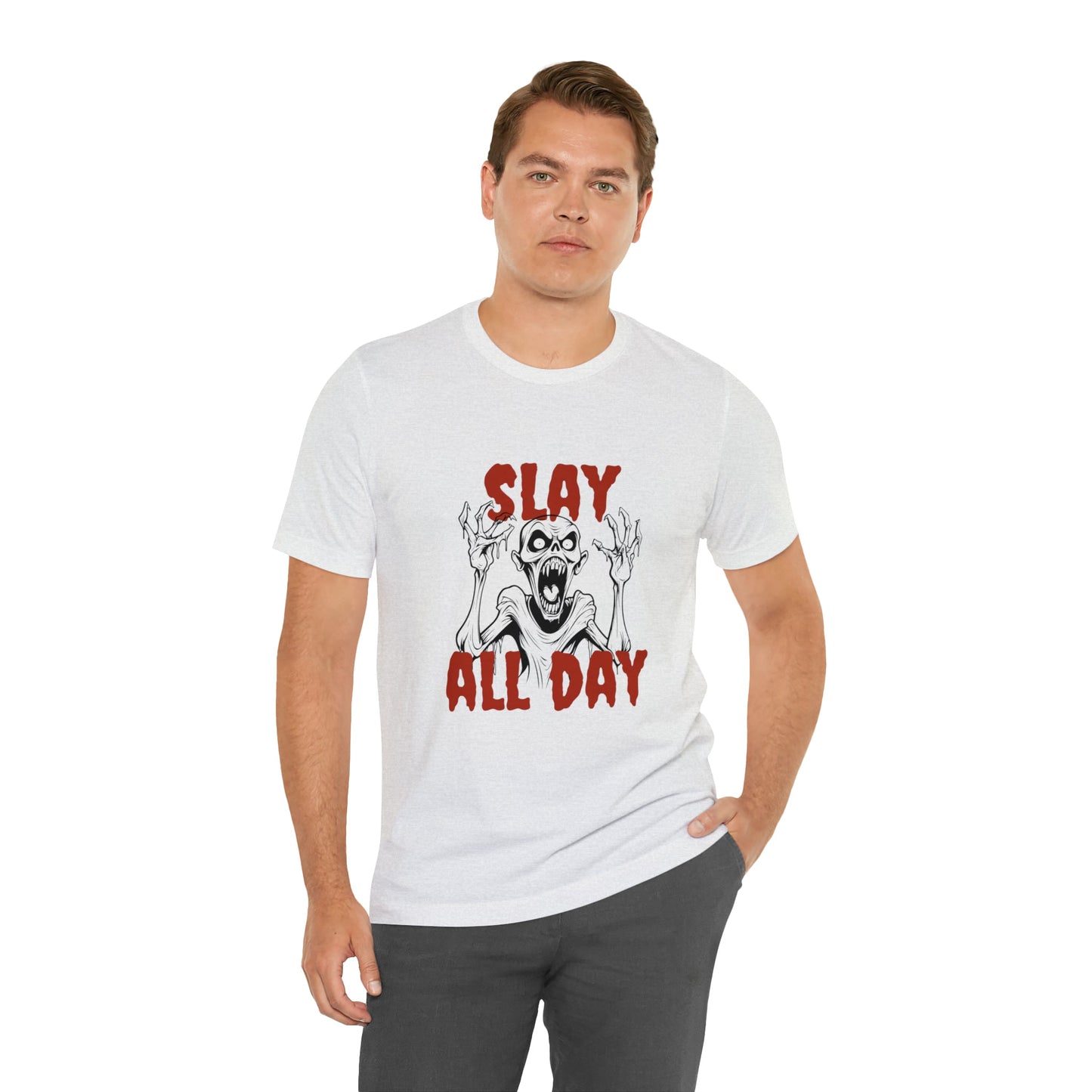 Slay All Day Halloween Tee - BRAZEN BUY thsirt shirt