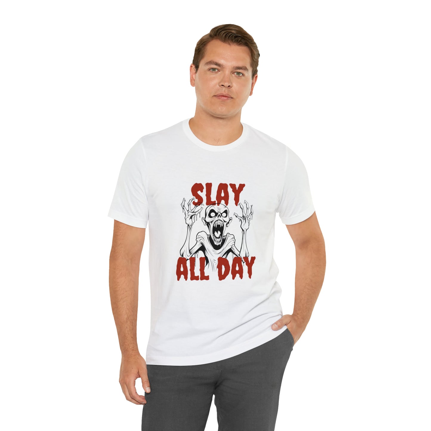 Slay All Day Halloween Tee - BRAZEN BUY thsirt shirt