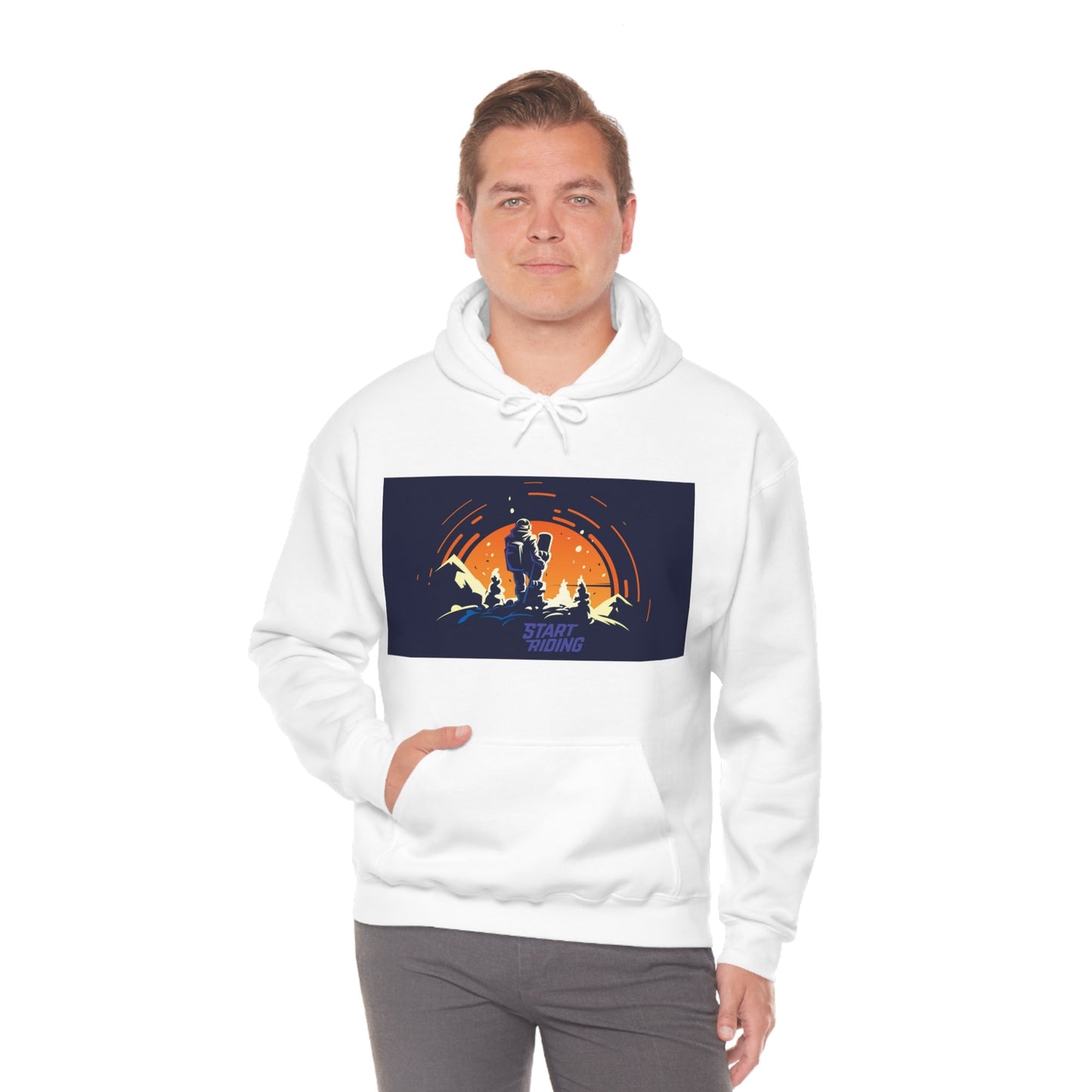 Snowboarding Hooded Sweatshirt - BRAZEN BUY thsirt shirt