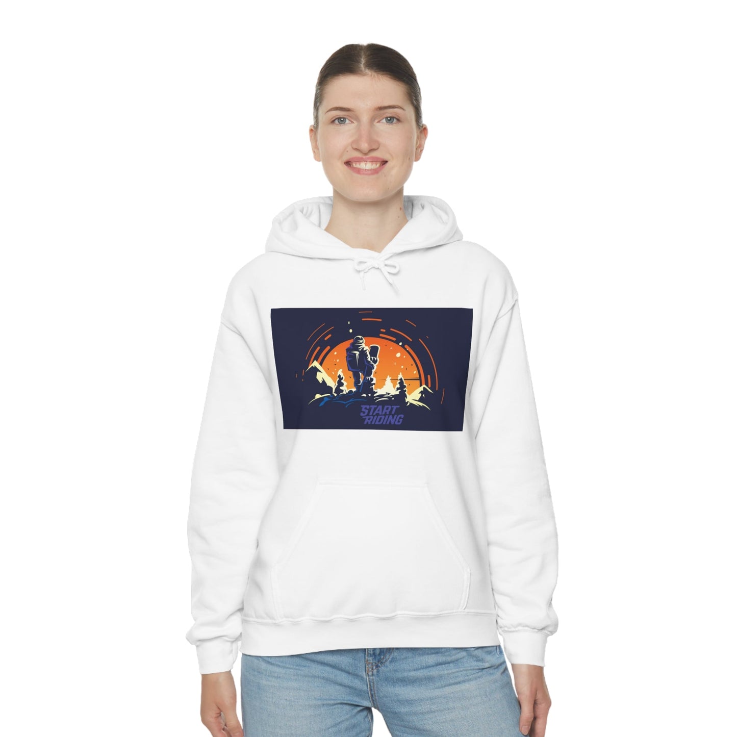 Snowboarding Hooded Sweatshirt - BRAZEN BUY thsirt shirt