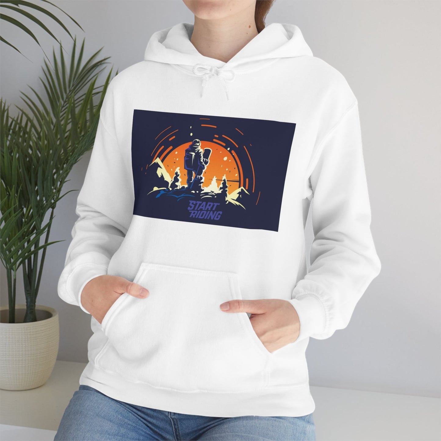 Snowboarding Hooded Sweatshirt - BRAZEN BUY thsirt shirt