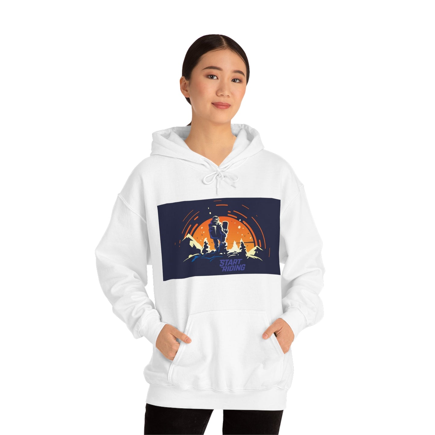 Snowboarding Hooded Sweatshirt - BRAZEN BUY thsirt shirt