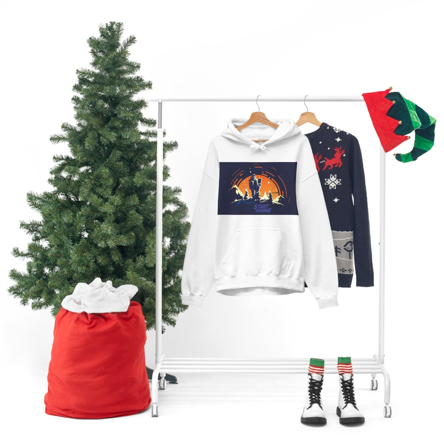 Snowboarding Hooded Sweatshirt - BRAZEN BUY thsirt shirt