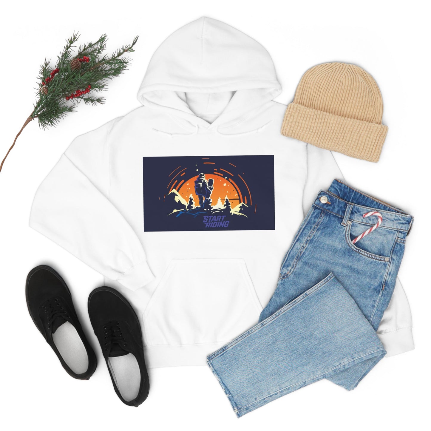 Snowboarding Hooded Sweatshirt - BRAZEN BUY thsirt shirt