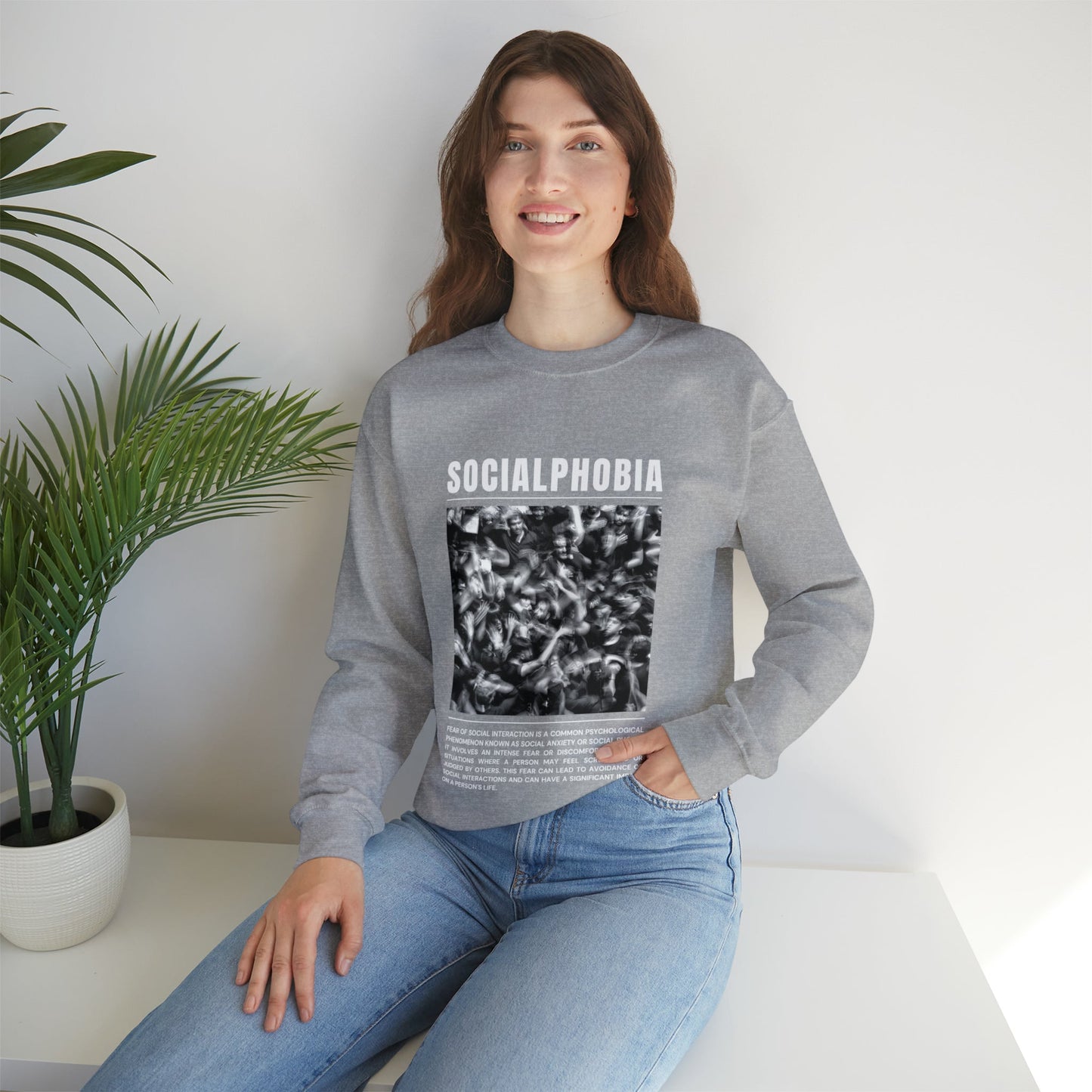 Socialphobia Fear of Social Interaction Halloween Sweatshirt - BRAZEN BUY thsirt shirt