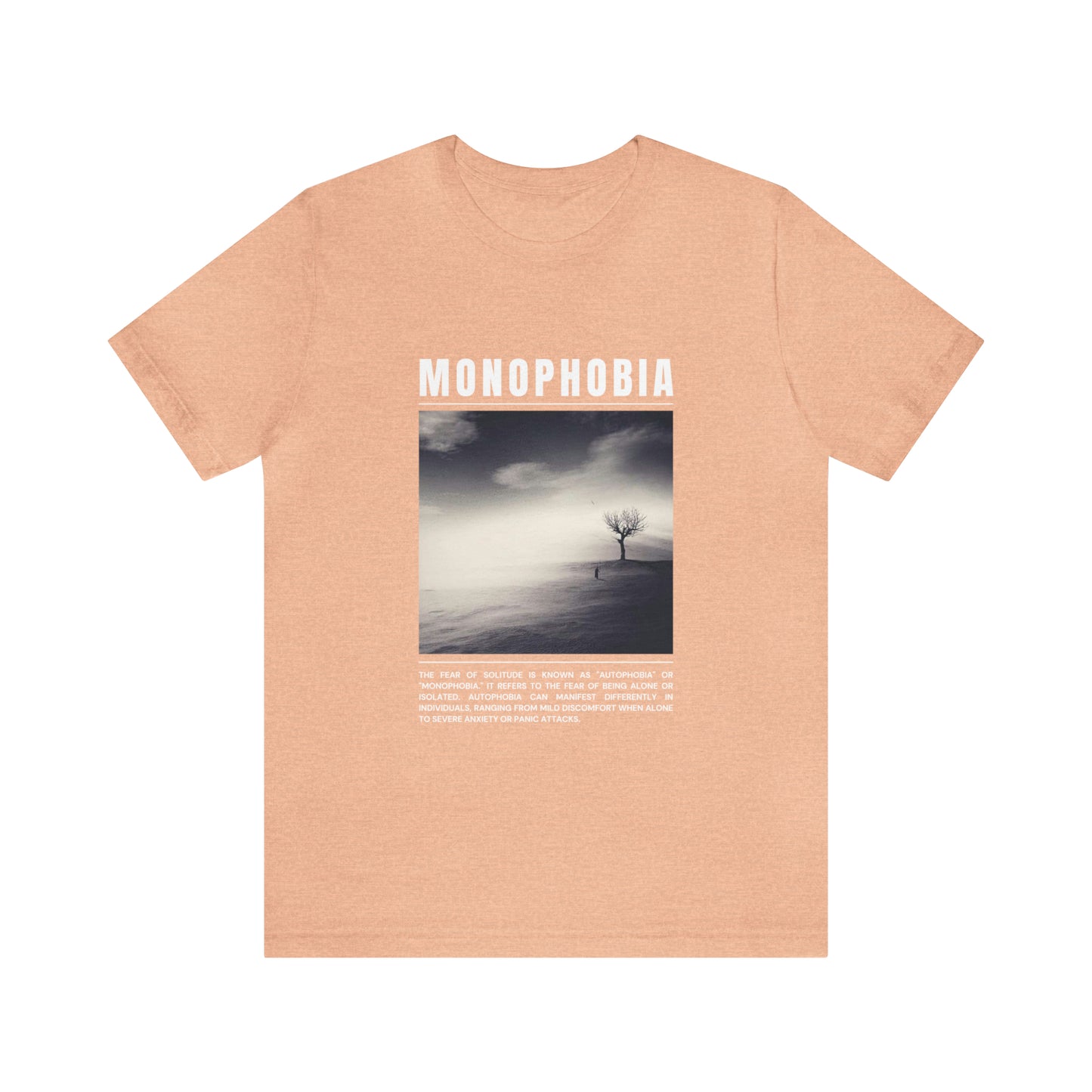 Monophobia Fear of Being Alone Halloween Tee