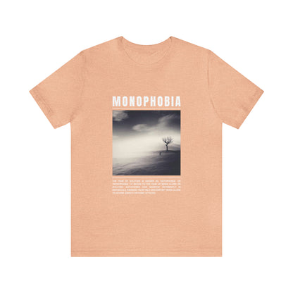 Monophobia Fear of Being Alone Halloween Tee