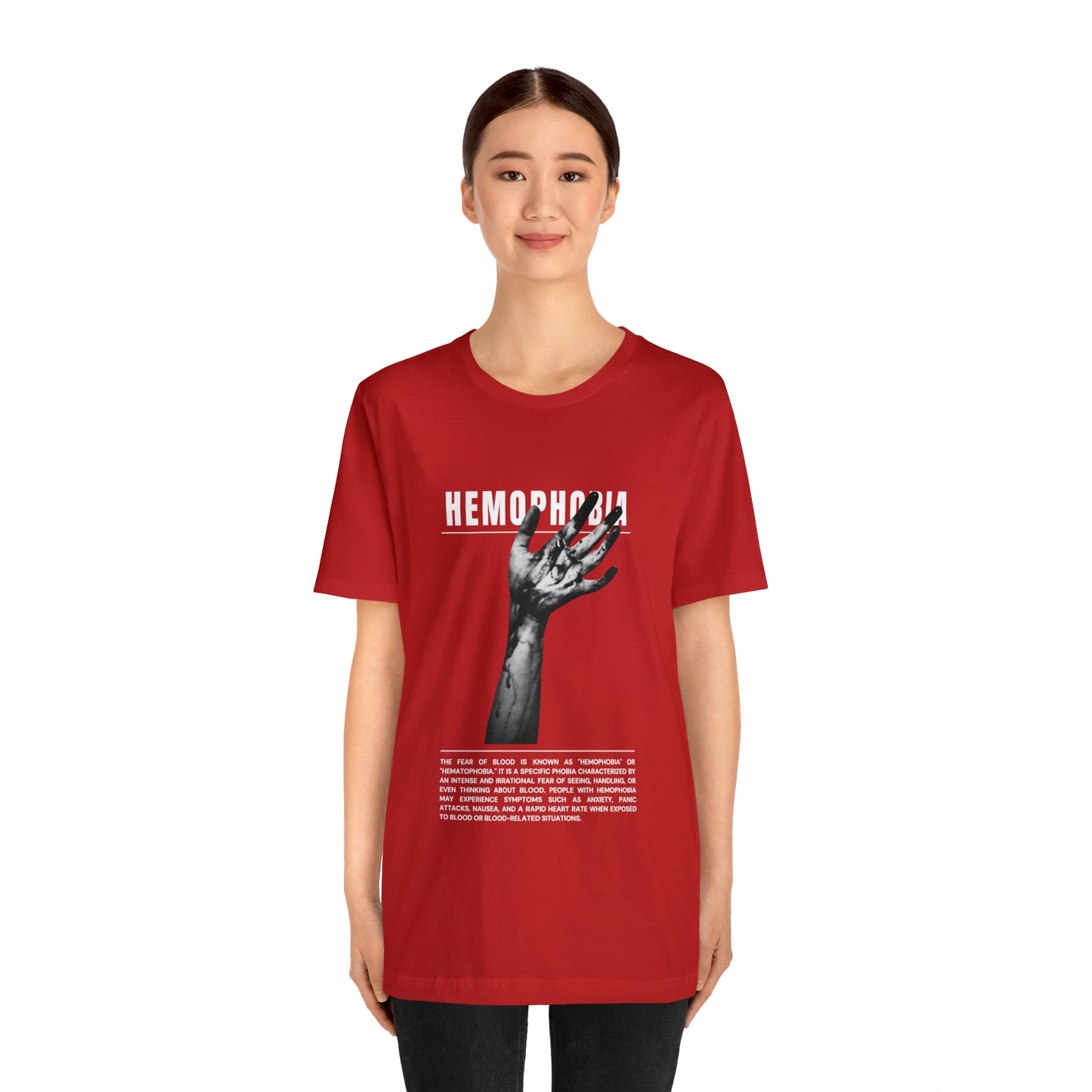 Hemophobia Fear of Blood Halloween Tee