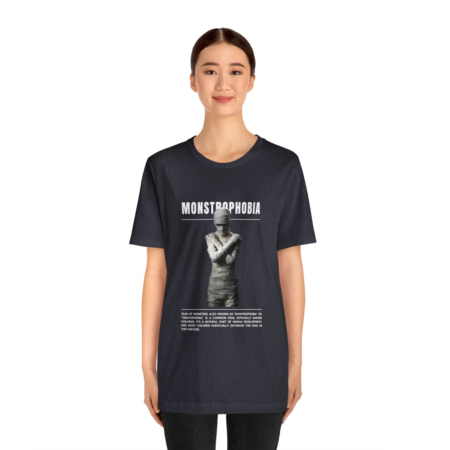 Monstrophobia Fear of Monsters Halloween Tee