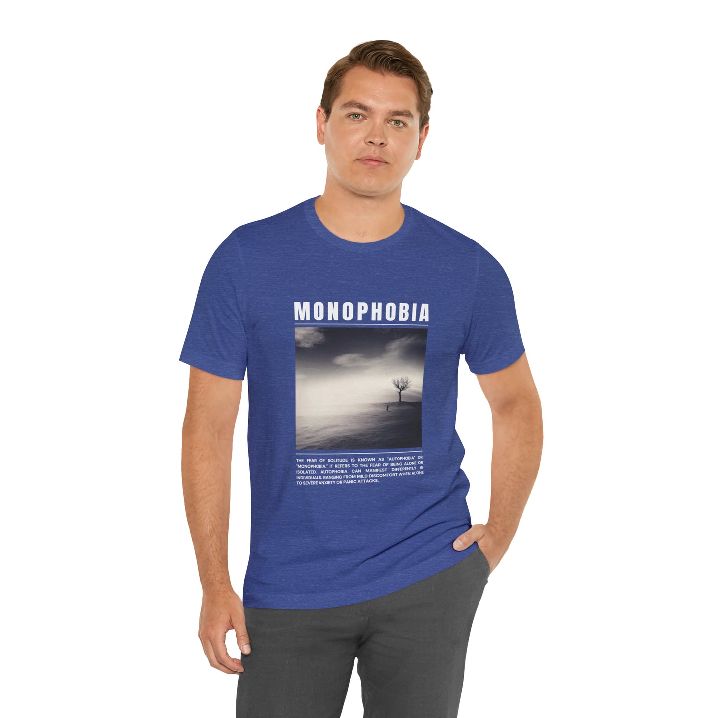 Monophobia Fear of Being Alone Halloween Tee