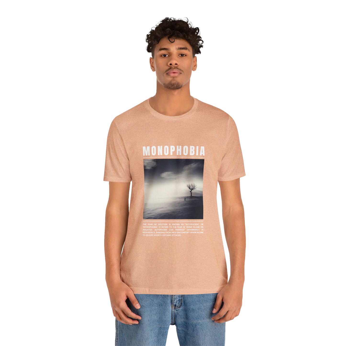 Monophobia Fear of Being Alone Halloween Tee