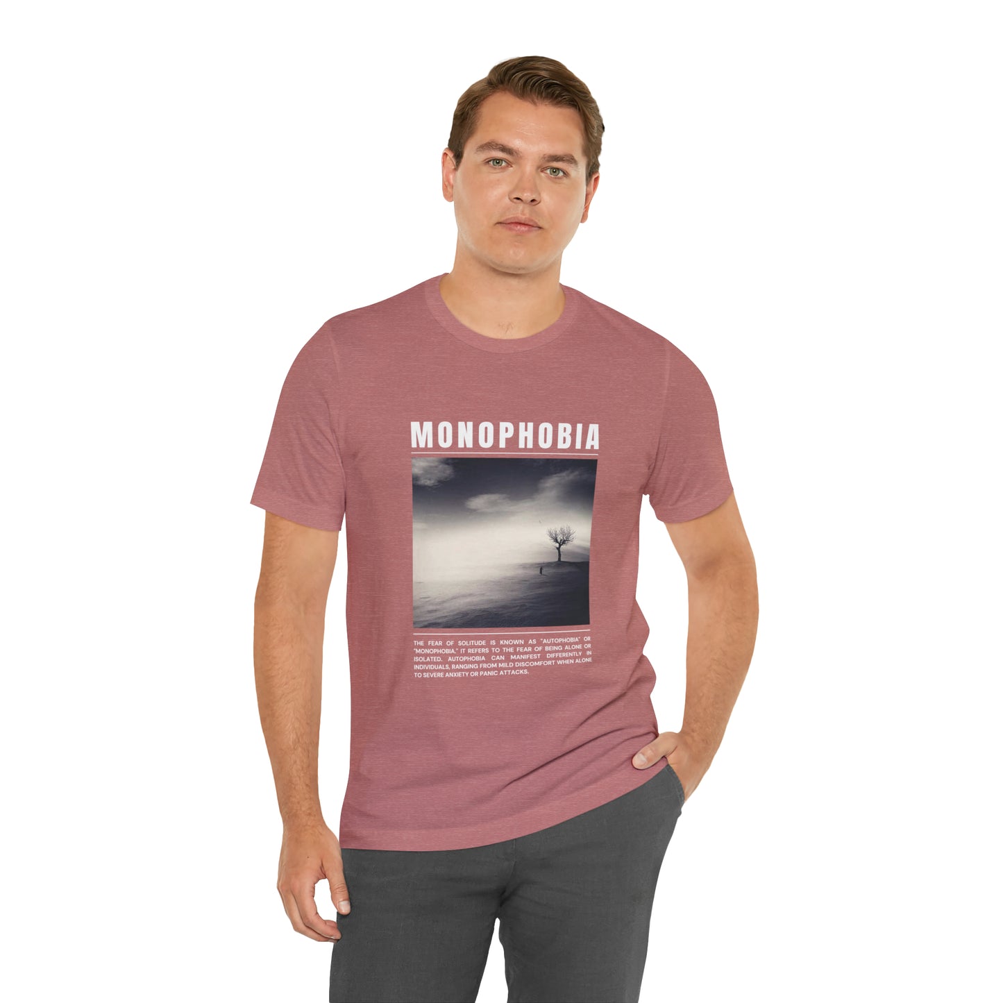 Monophobia Fear of Being Alone Halloween Tee