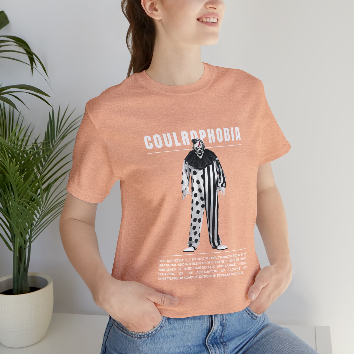 Coulrophobia Fear of Clowns Halloween Tee