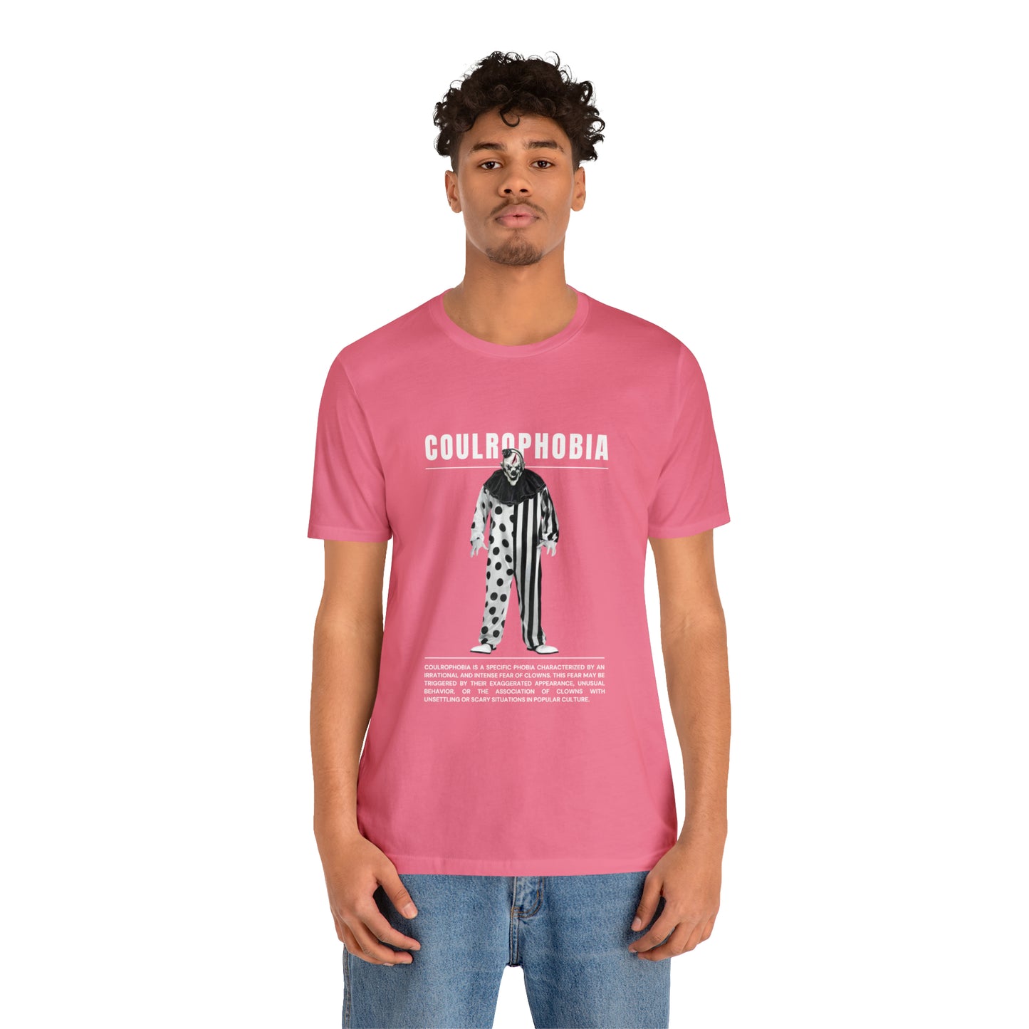 Coulrophobia Fear of Clowns Halloween Tee