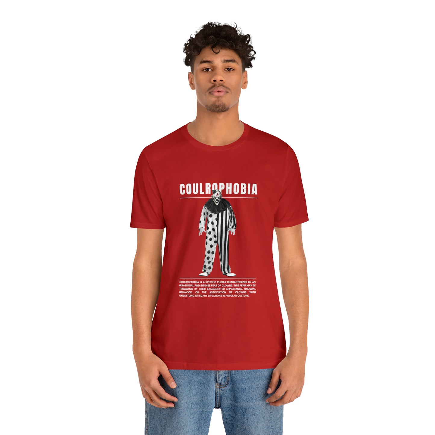 Coulrophobia Fear of Clowns Halloween Tee